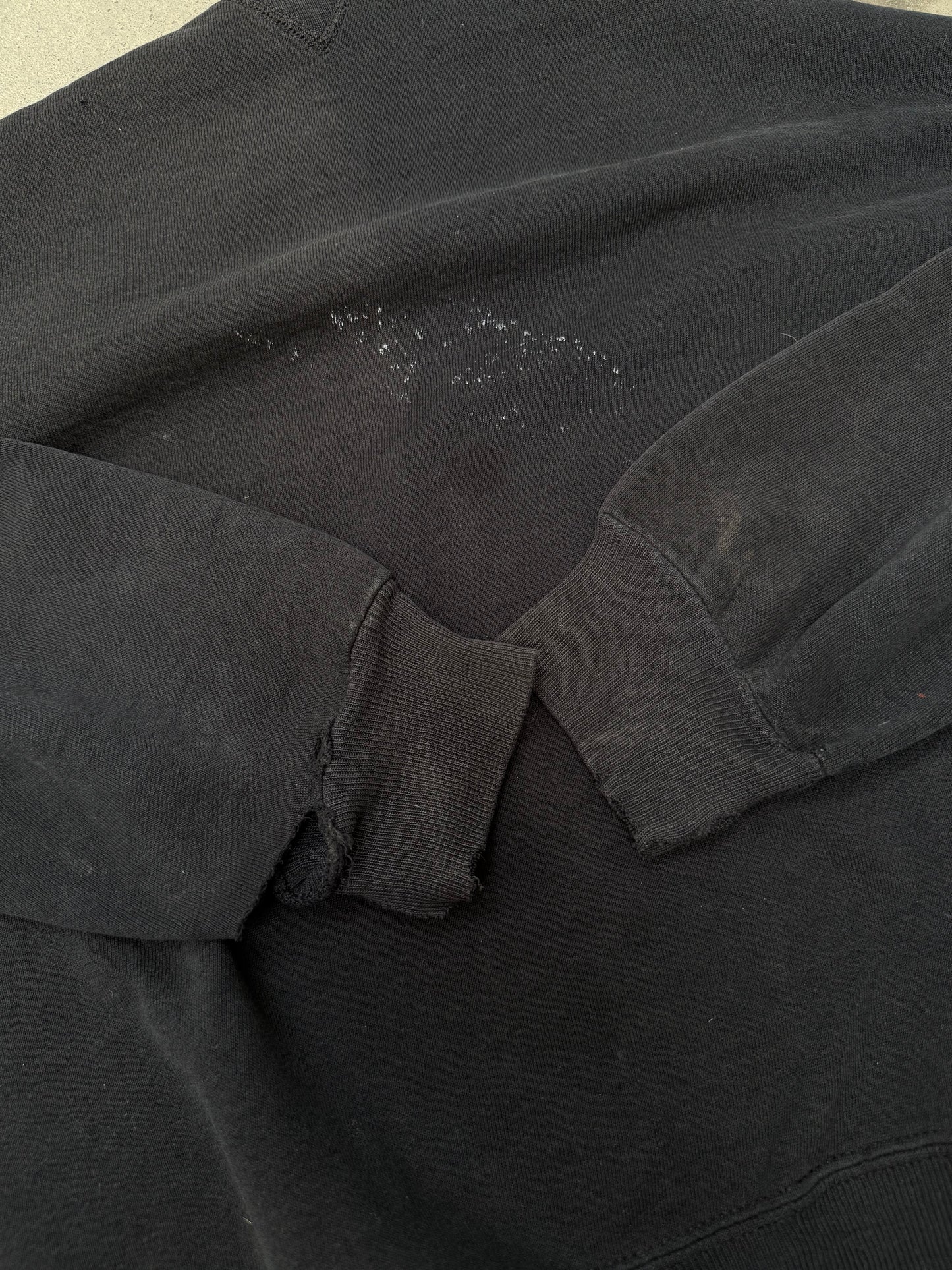 1990s Russell Black Blank Sweatshirt - M
