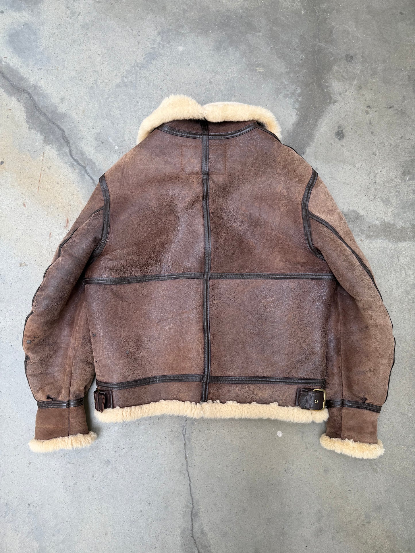 1990s Sherpa Lined B3 Flight Jacket - M
