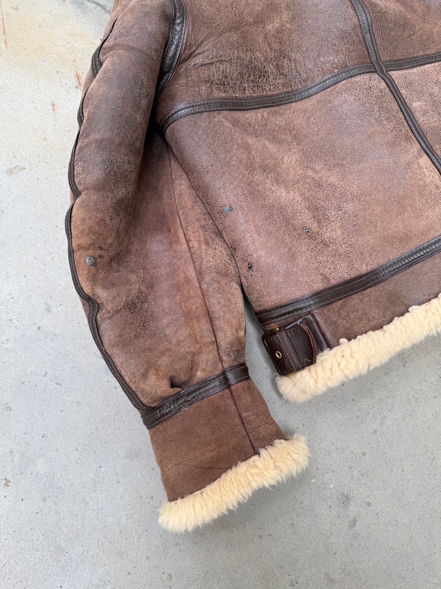 1990s Sherpa Lined B3 Flight Jacket - M