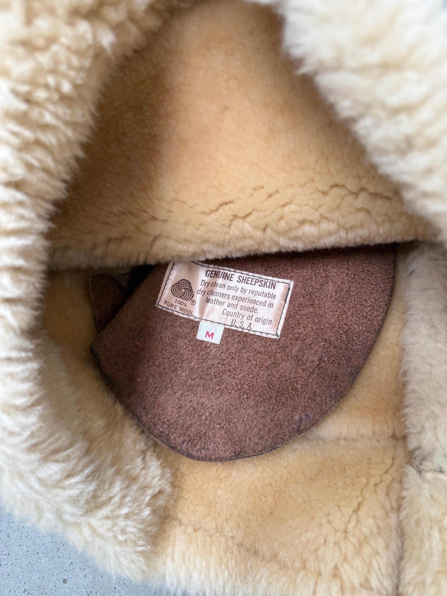 1990s Sherpa Lined B3 Flight Jacket - M