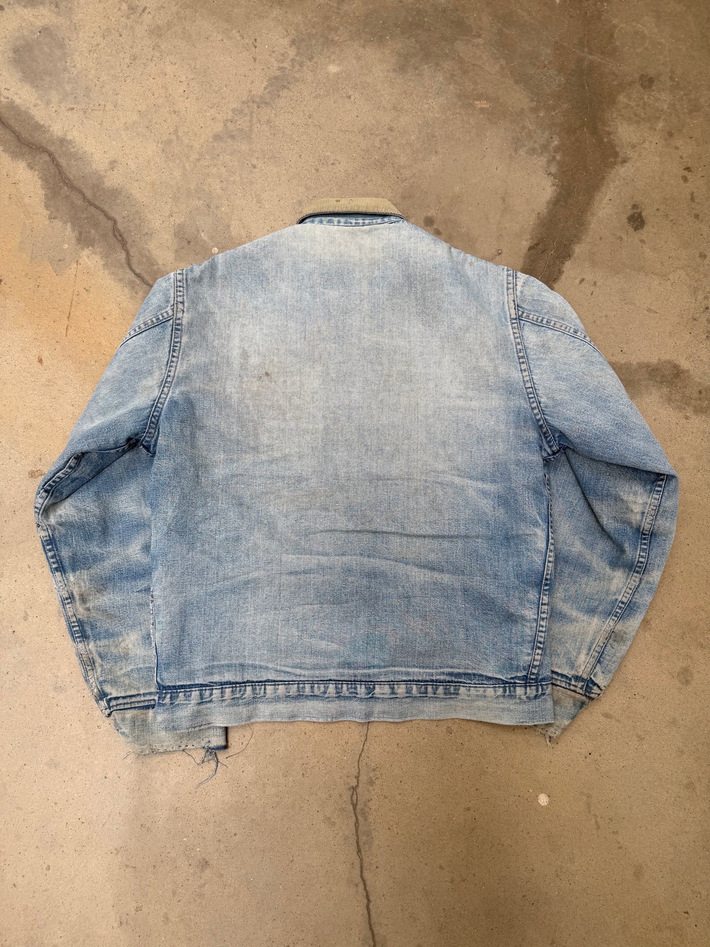 1980s Sears Denim Boxy Work Jacket - M