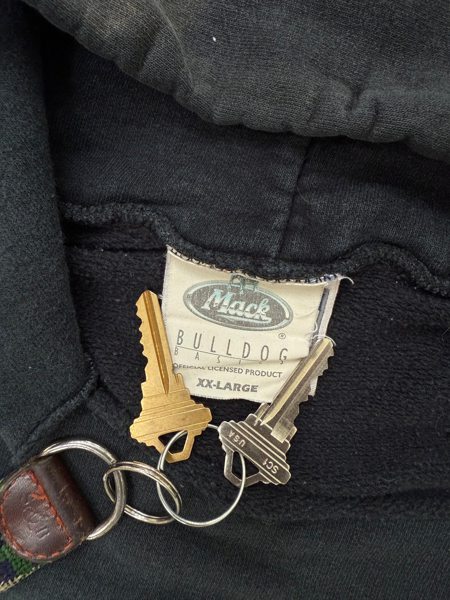 2000s Mack Trucks Boxy Faded Hooded Sweatshirt - XXL