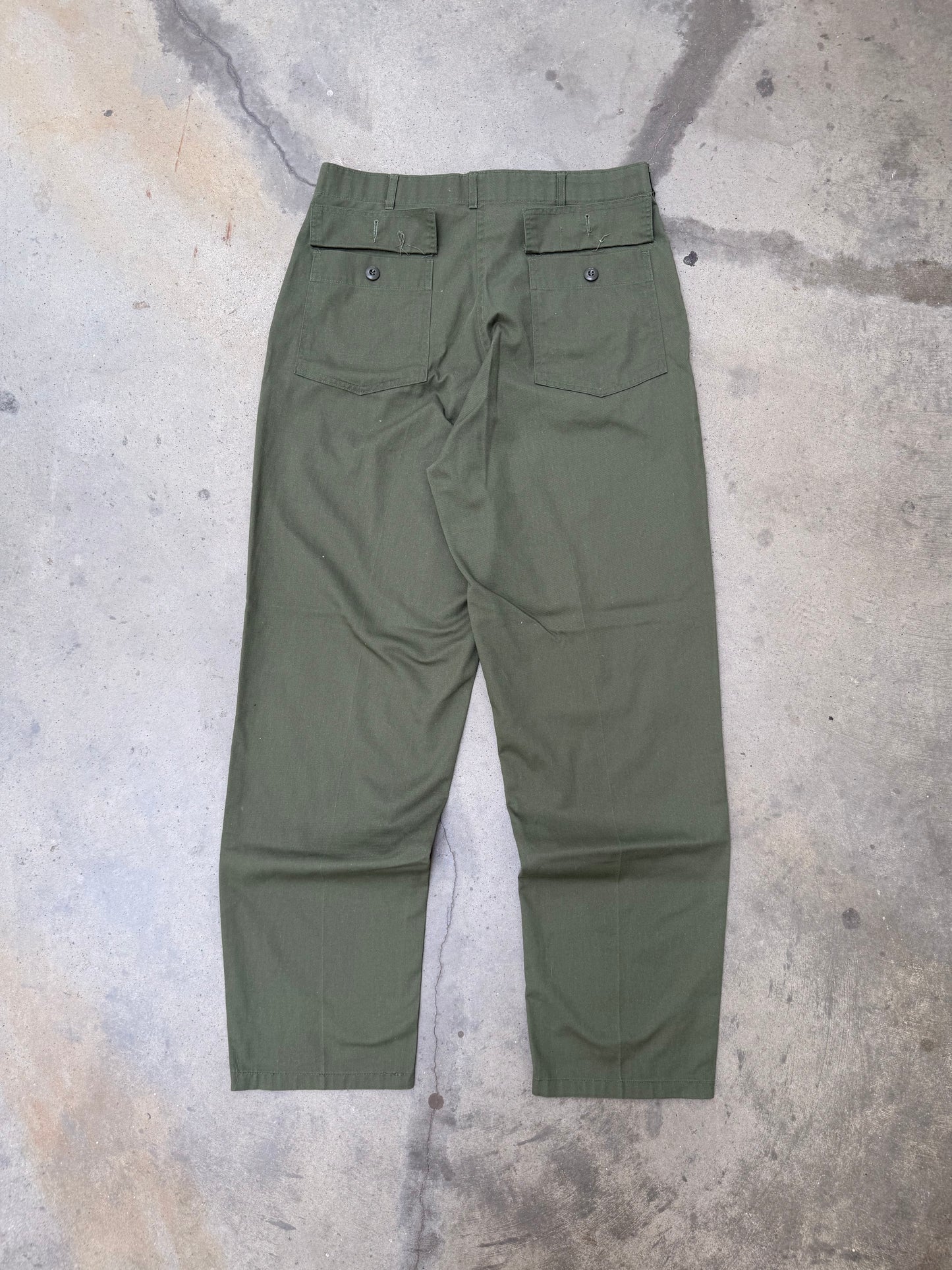 1970s OG507 Military Fatigue Pants - 36X34