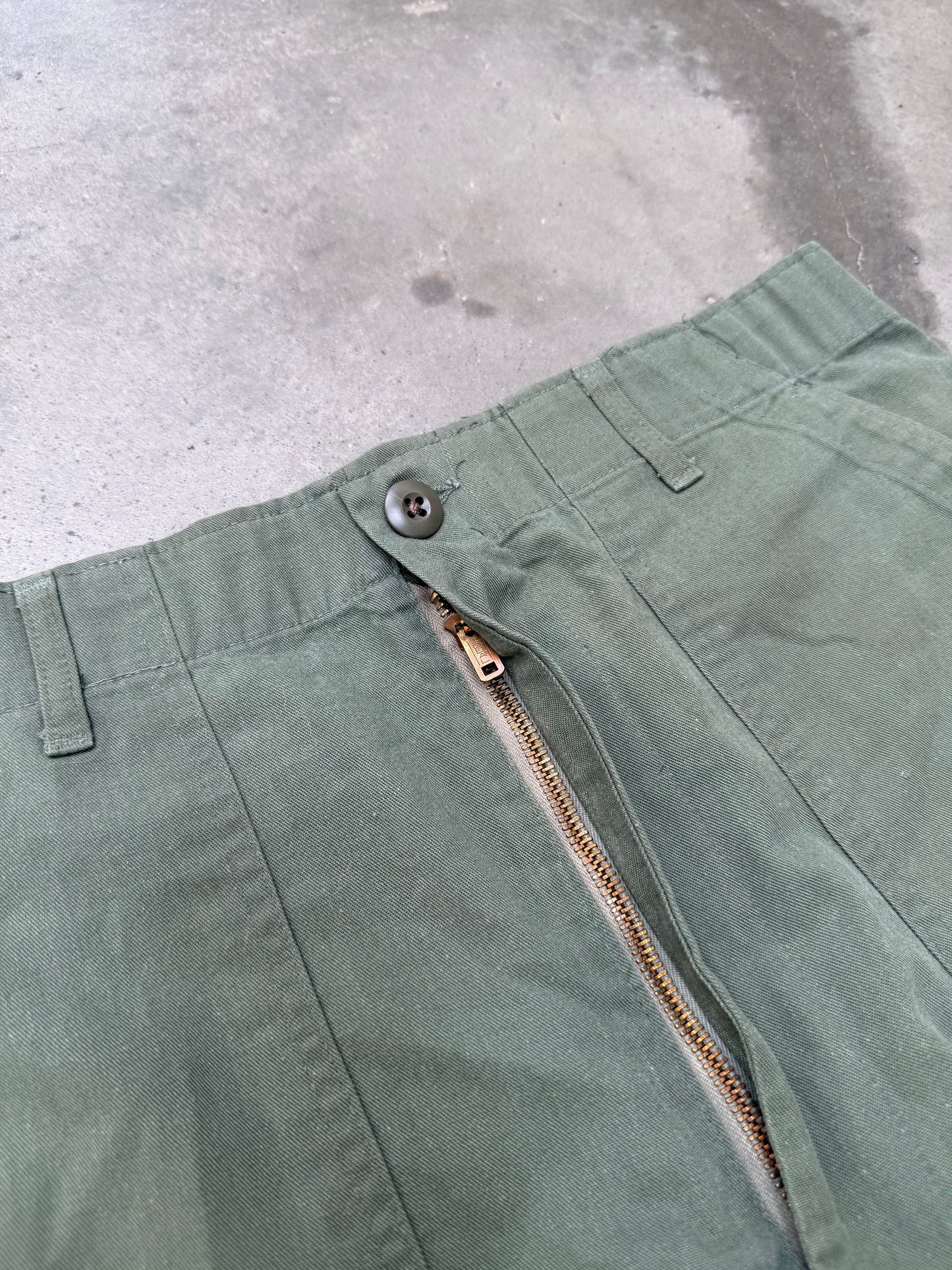 1970s OG507 Military Fatigue Pants - 32X30