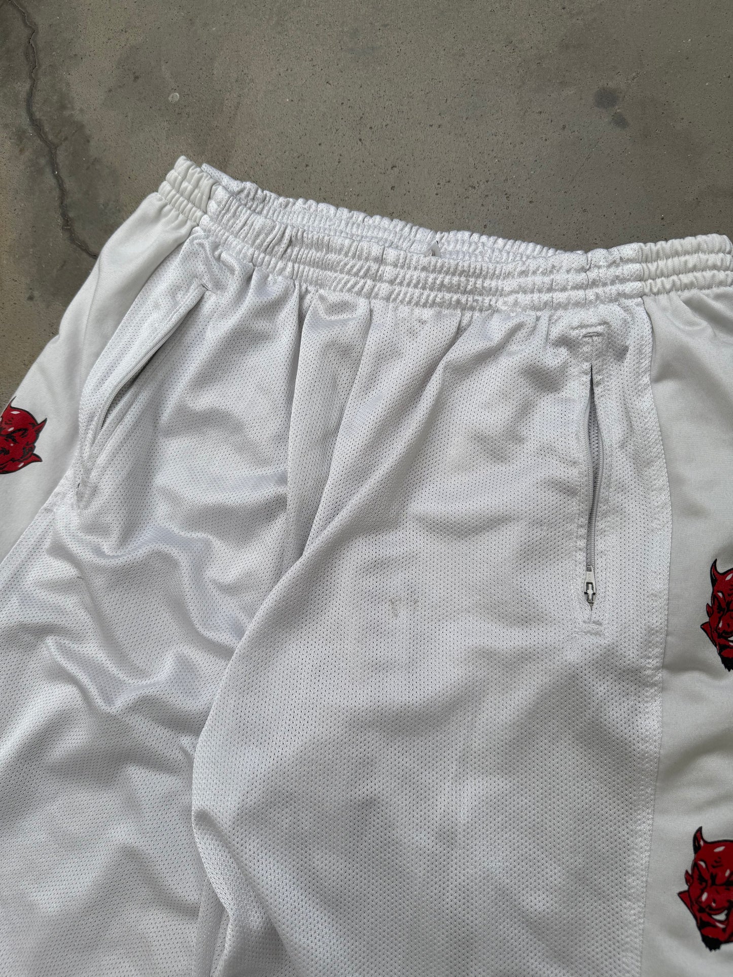 1990s Third Rail Mesh Devil Tear Away Sweatpants - L
