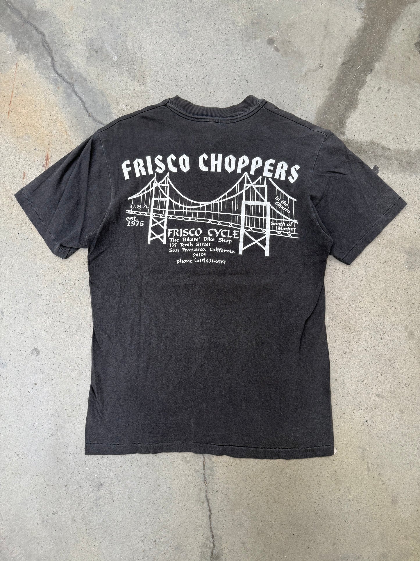 1990s Frisco Choppers Don't Be A Dickhead Tee - S