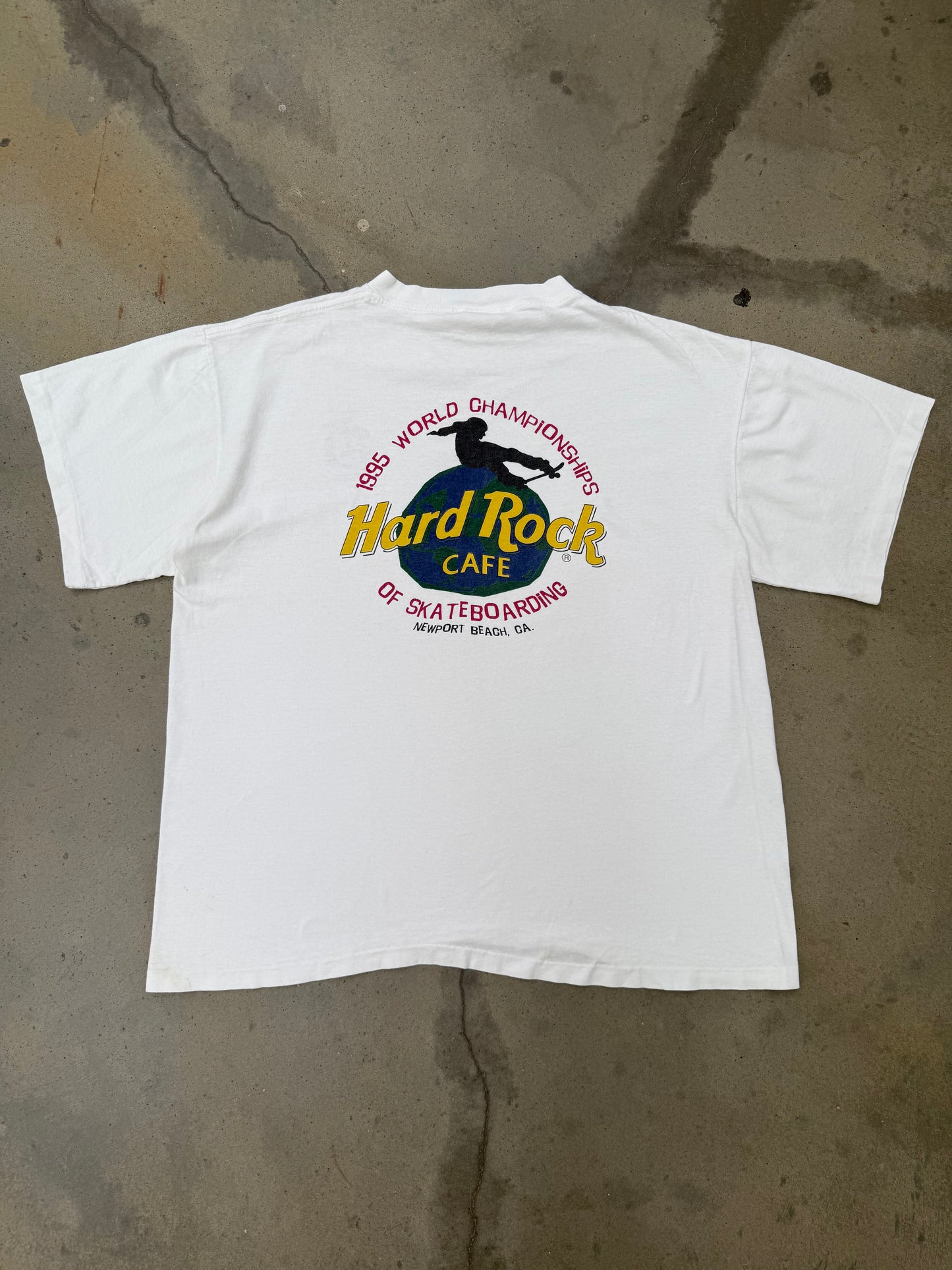 1990s Hard Rock World Championship Of Skateboarding Tee - XL