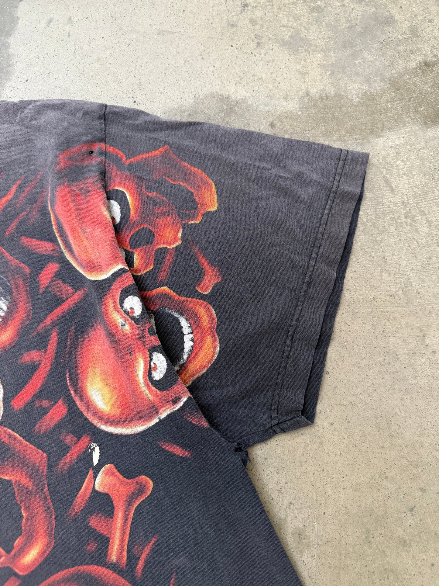 1990s Faded Skull AOP Tee - XXL