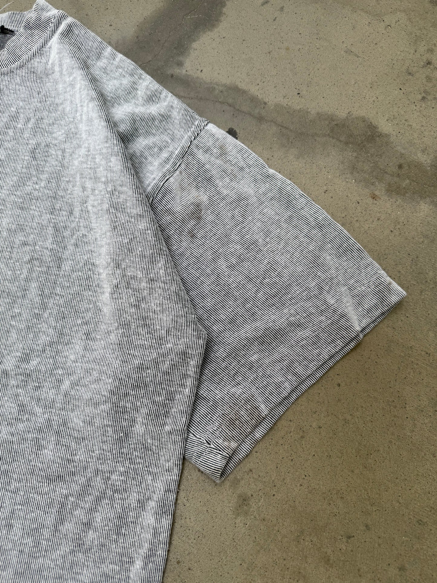 2000s Blank Ribbed Tee - XL
