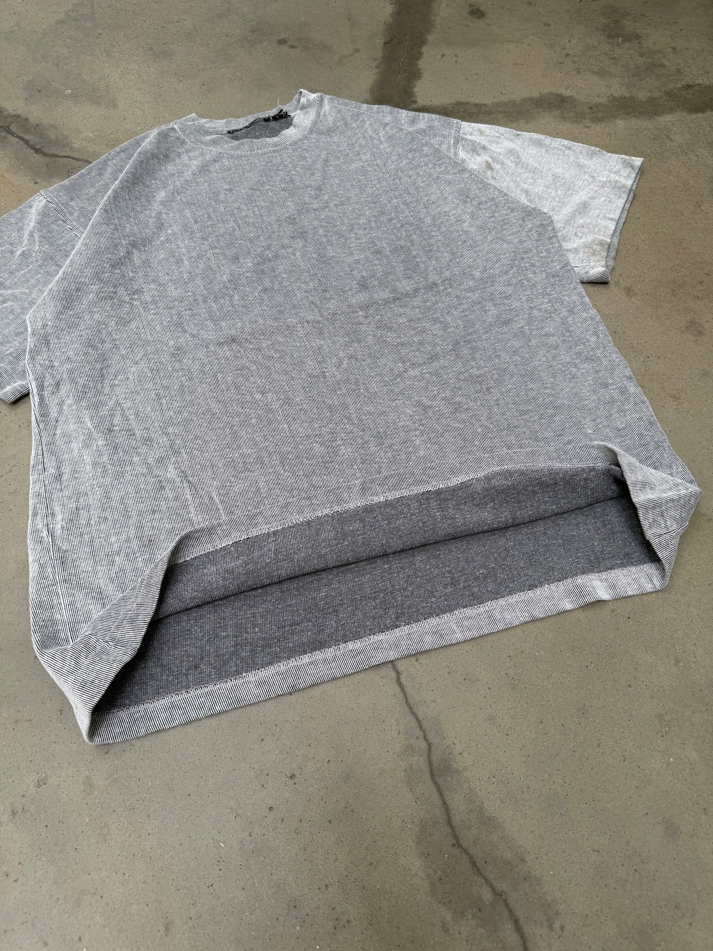 2000s Blank Ribbed Tee - XL