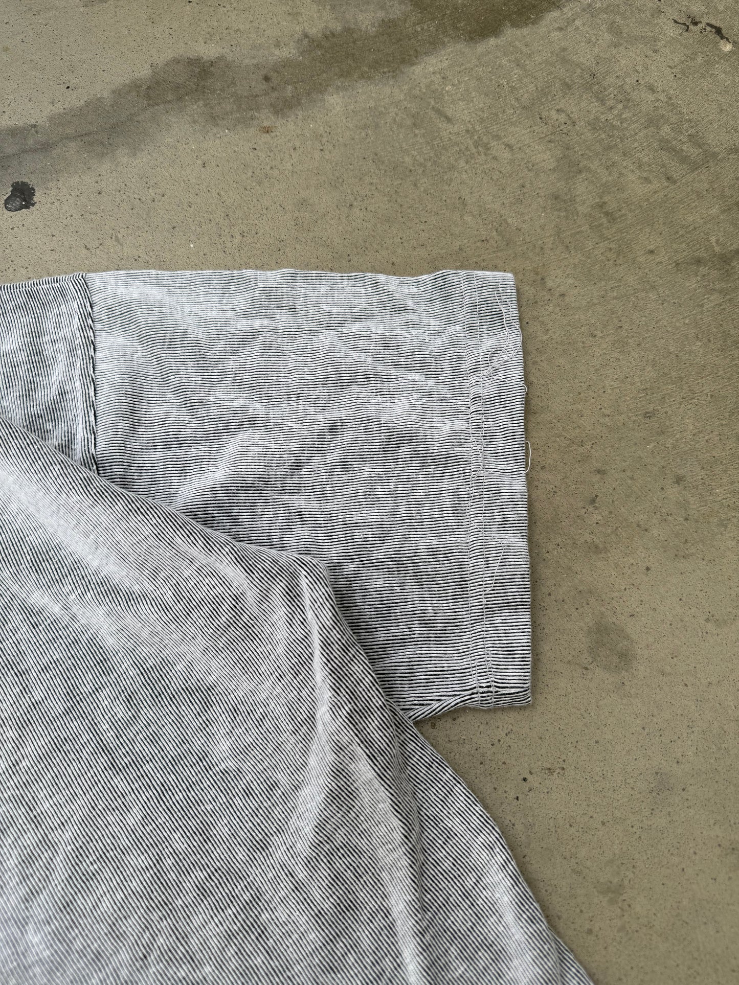 2000s Blank Ribbed Tee - XL