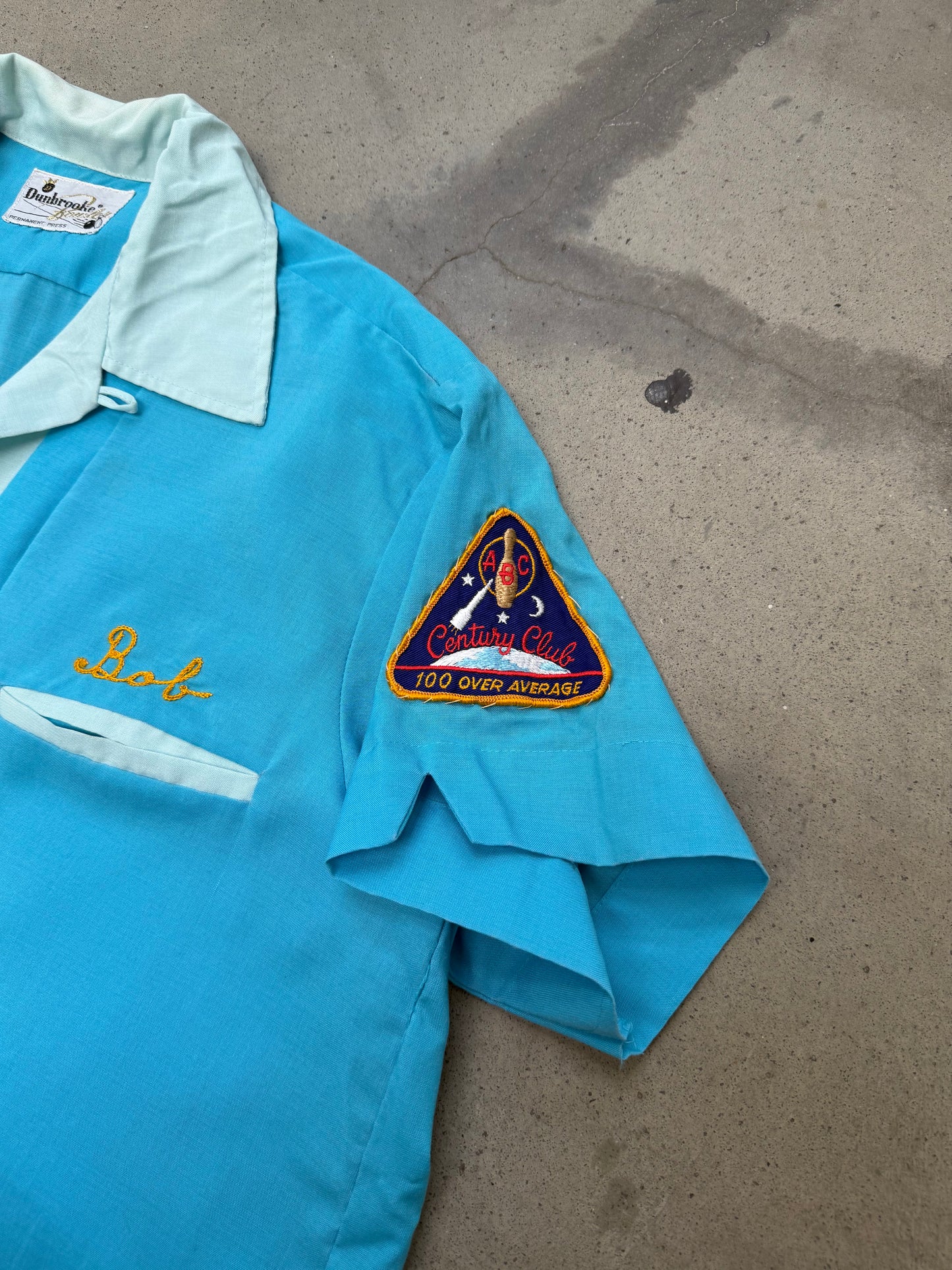 1970s Two Tone Bowling Shirt - L