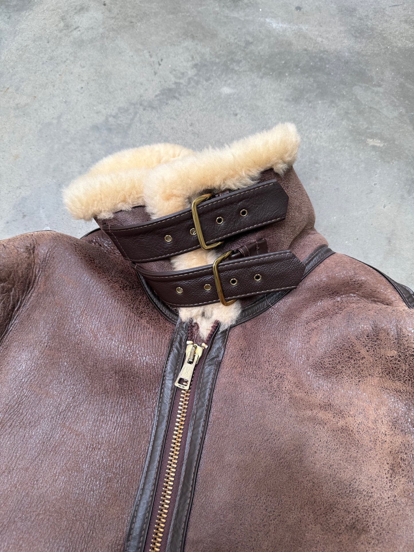 1990s Sherpa Lined B3 Flight Jacket - M