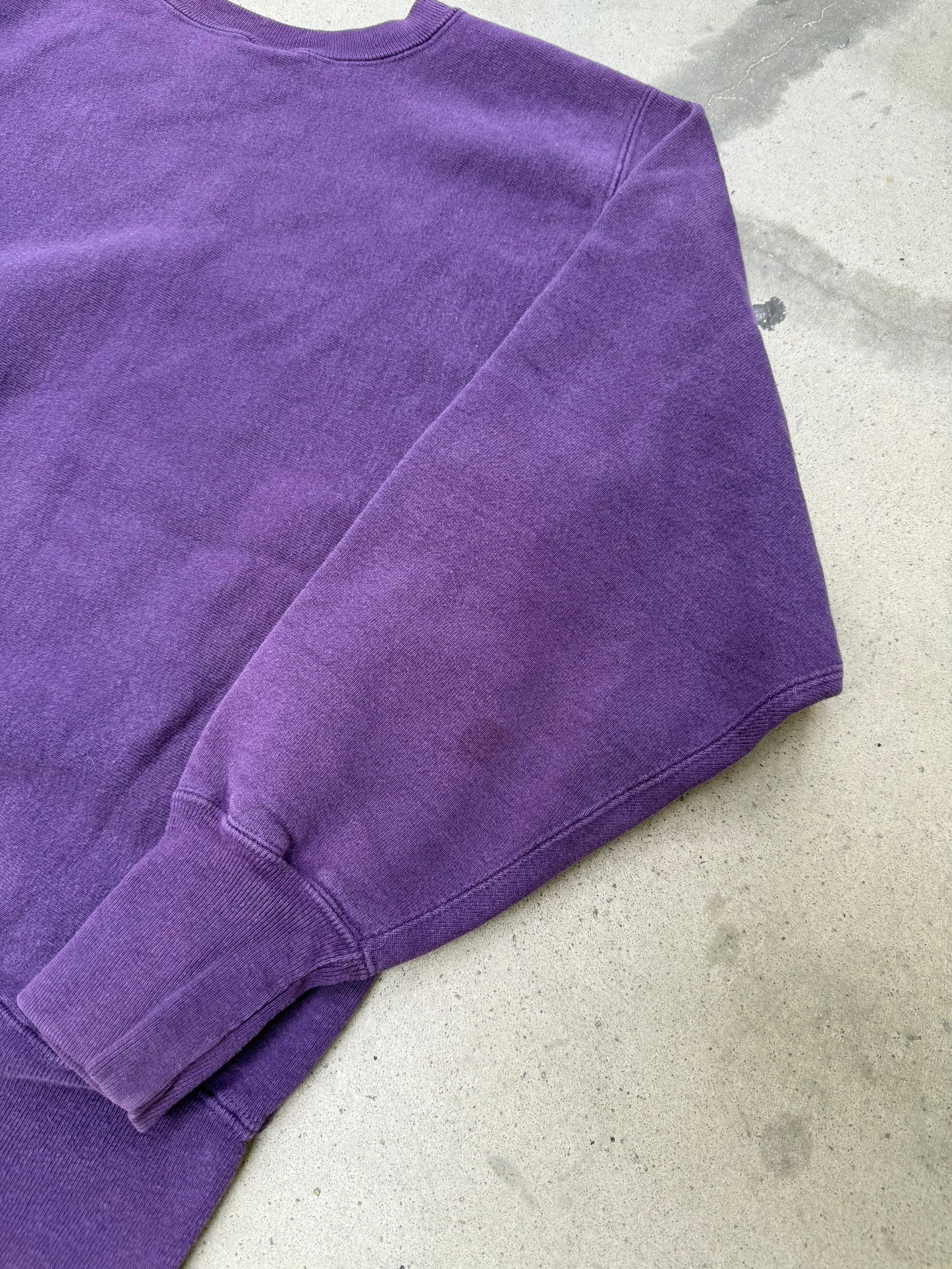 1990s Purple Champion Reverse Weave Sweatshirt - M