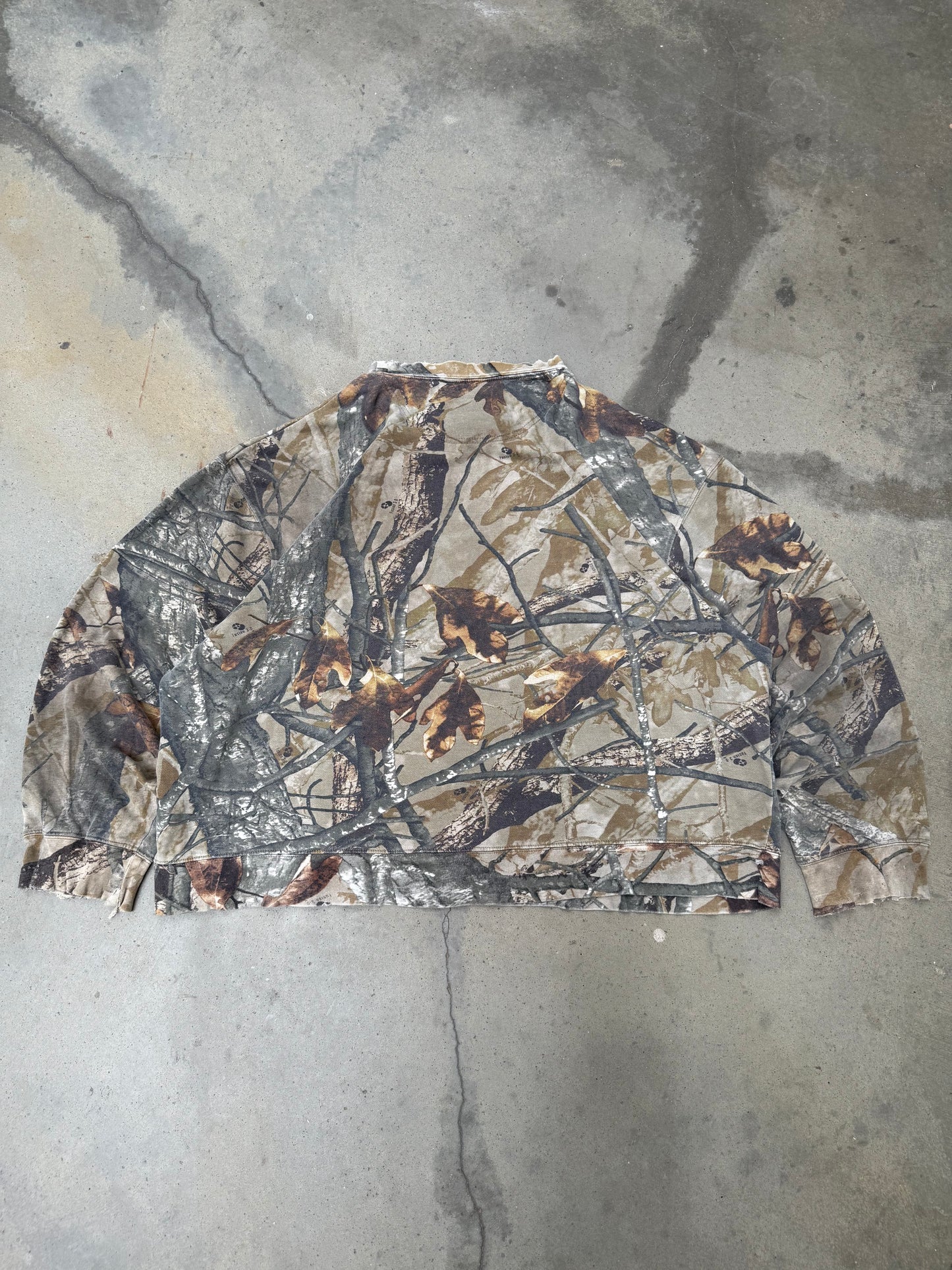 1990s Real Tree Camo Boxy Sweatshirt - XL