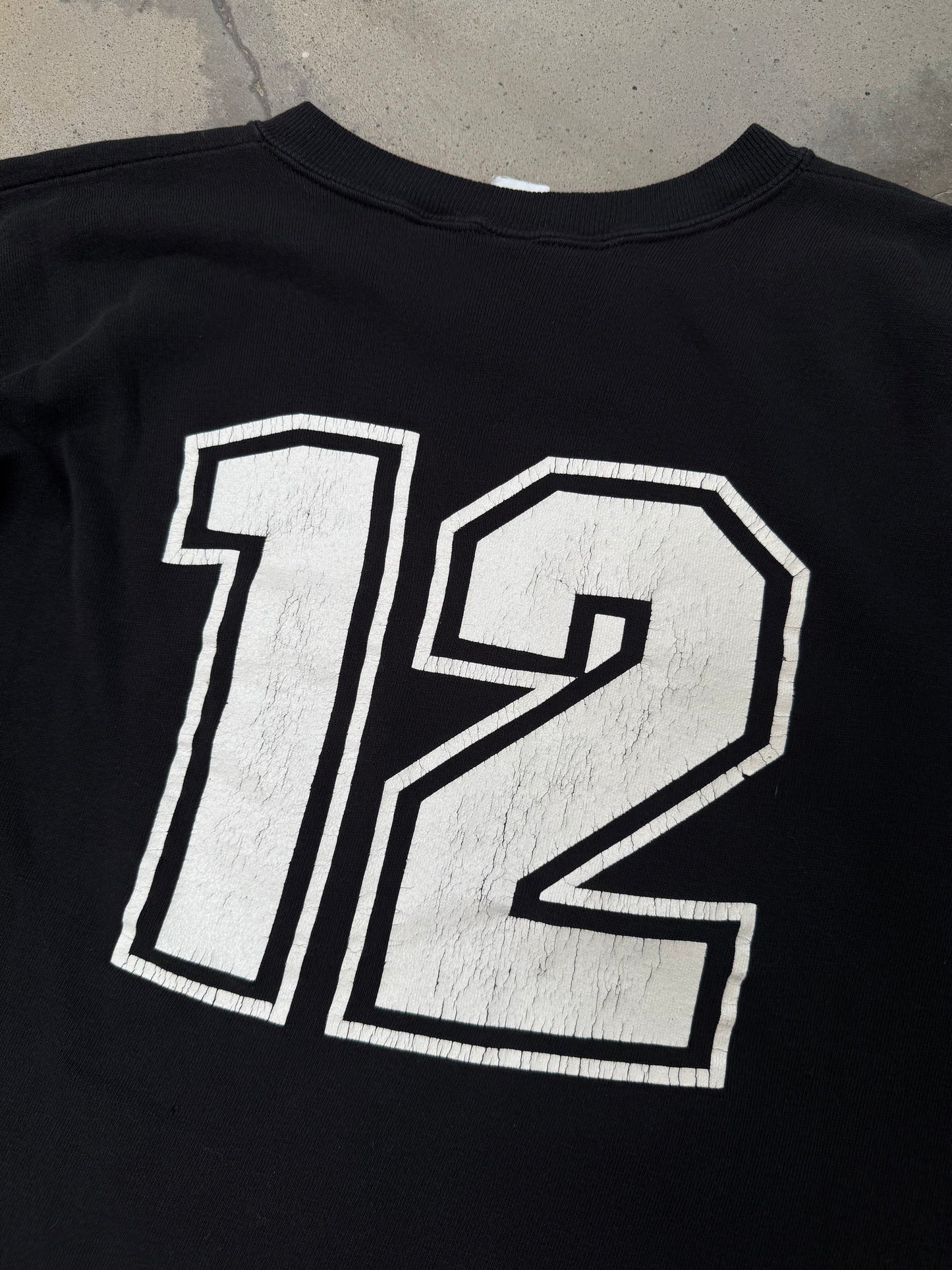 1980s Cotton #12 Jersey Sweatshirt - L