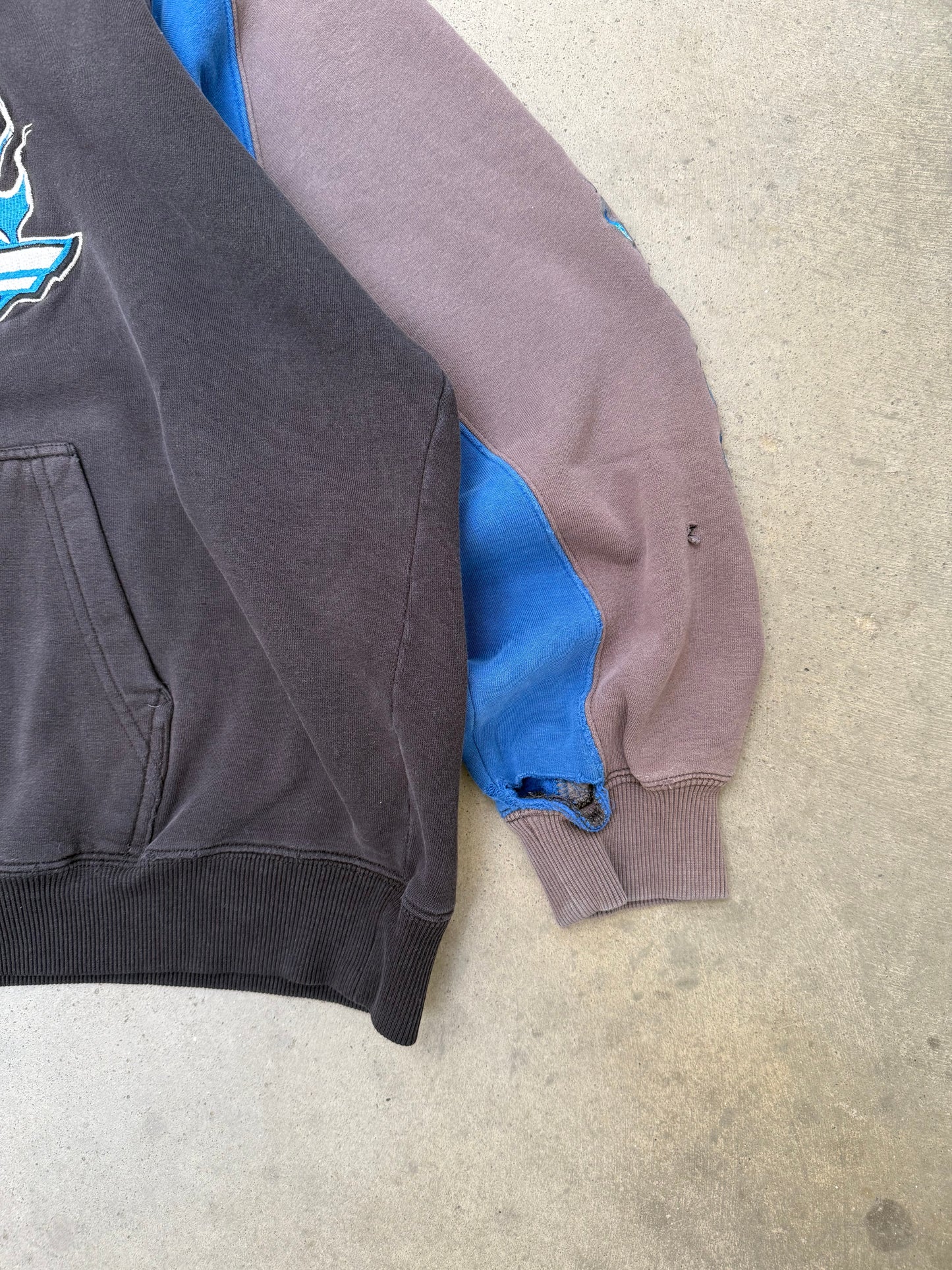 2000s FMF Motocross Boxy Flame Hoodie - L