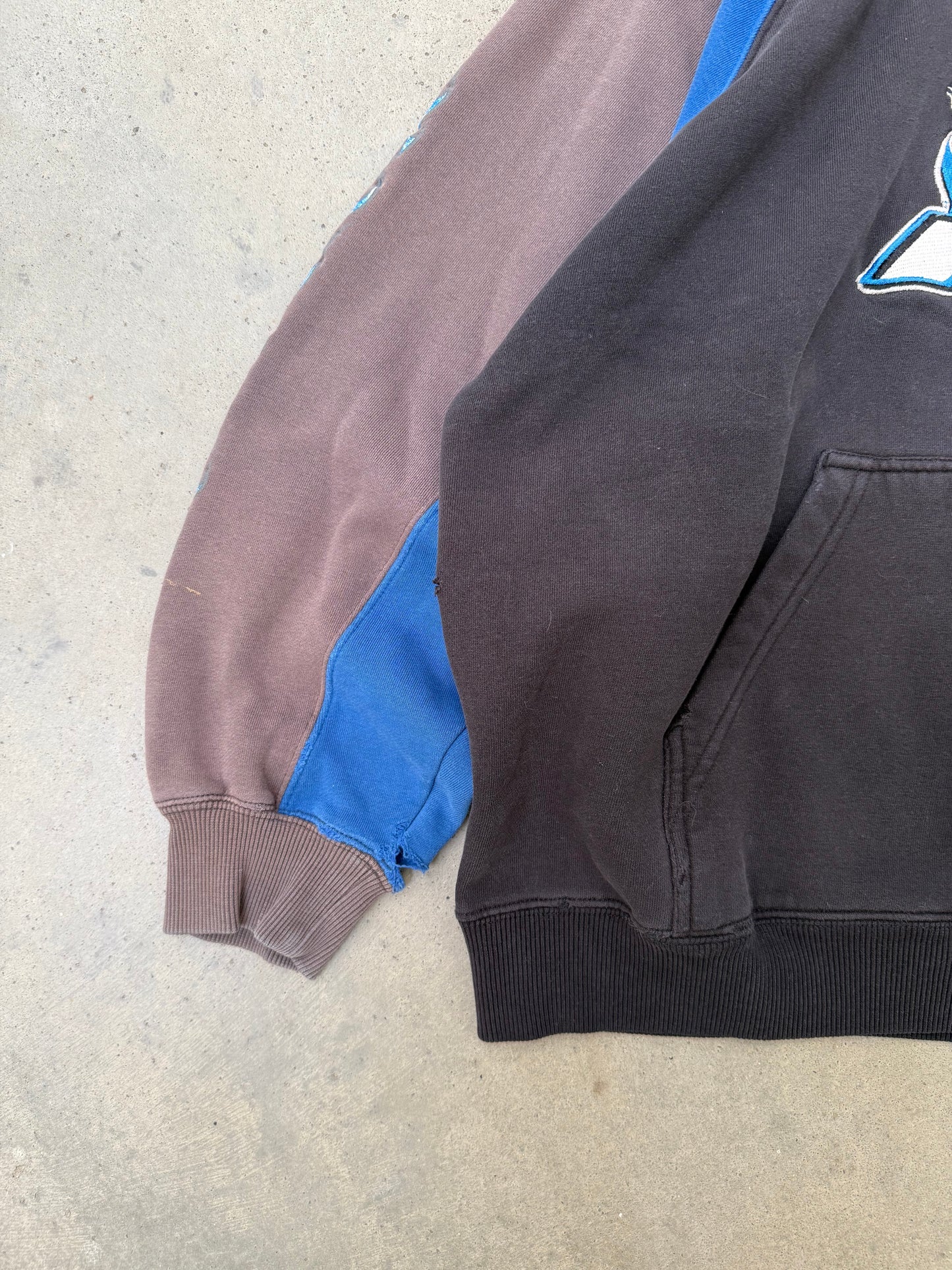 2000s FMF Motocross Boxy Flame Hoodie - L