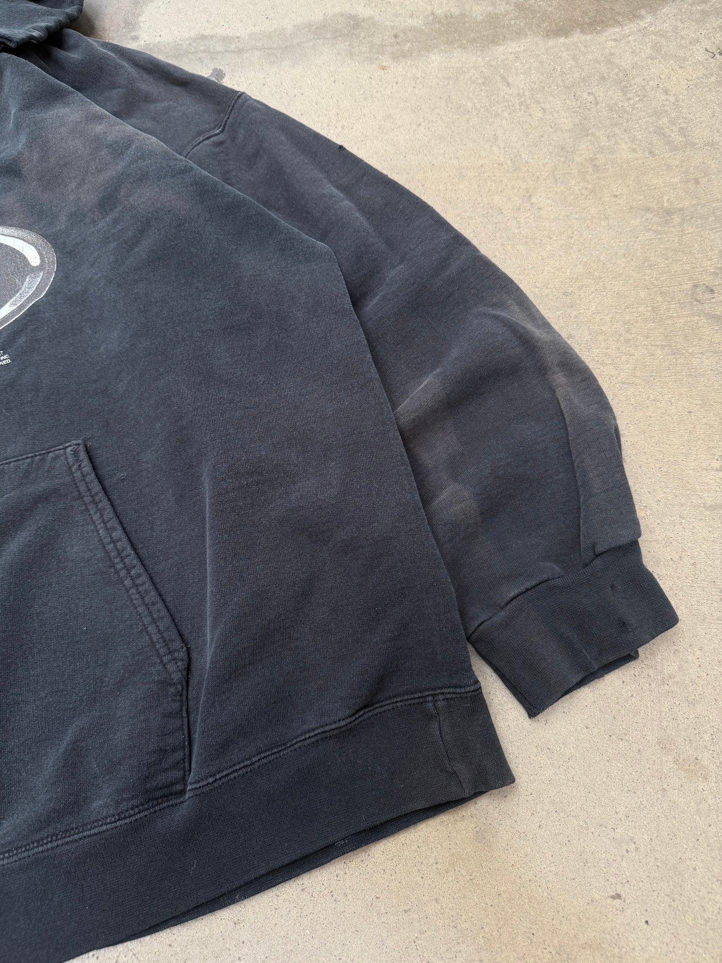 2000s Mack Trucks Boxy Faded Hooded Sweatshirt - XXL