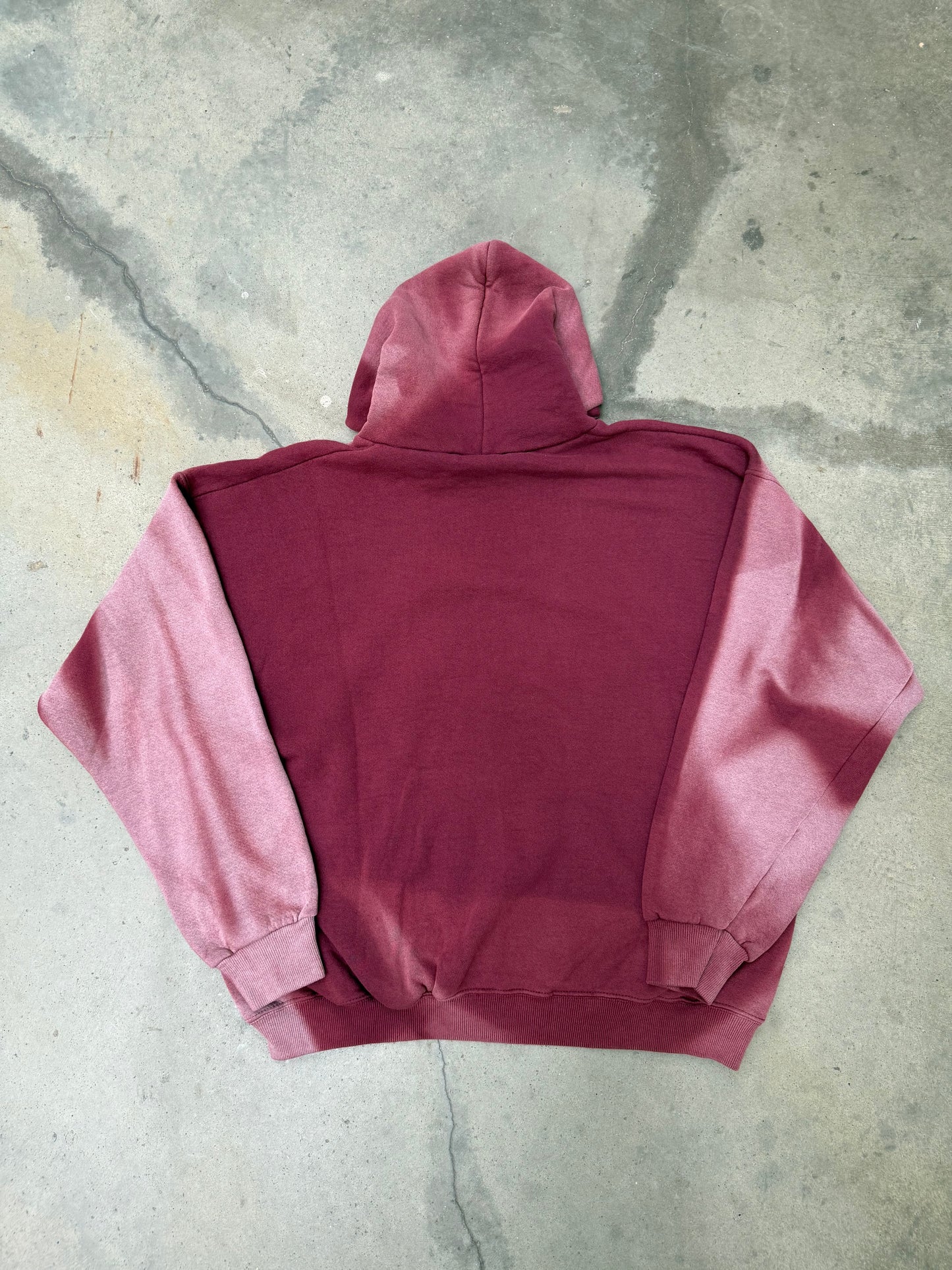 1990s Sun Faded Boxy Pullover Hooded Sweatshirt - XL