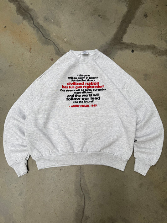 1990s Gun Reform Quote Sweatshirt - L