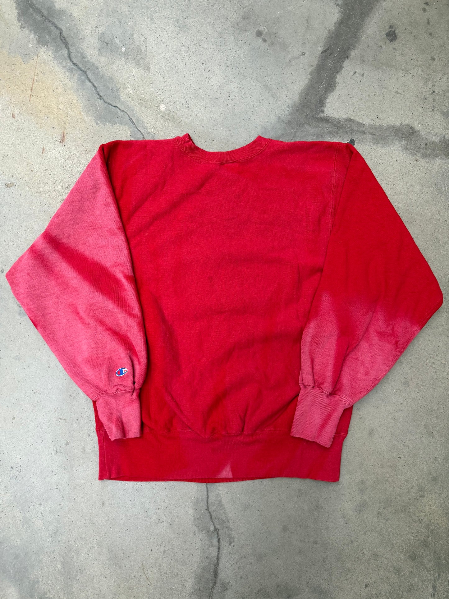 1980s Sun Faded Kansas Champion Reverse Weave Sweatshirt - XL