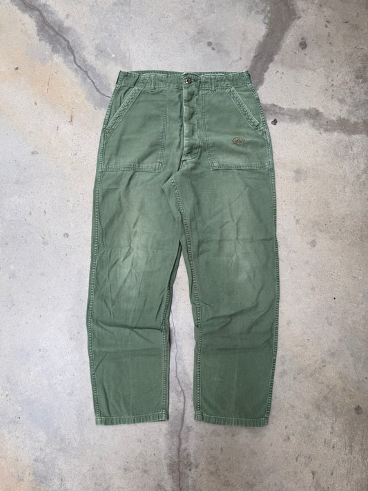 1970s OG107 Military Fatigue Pants - 30X31