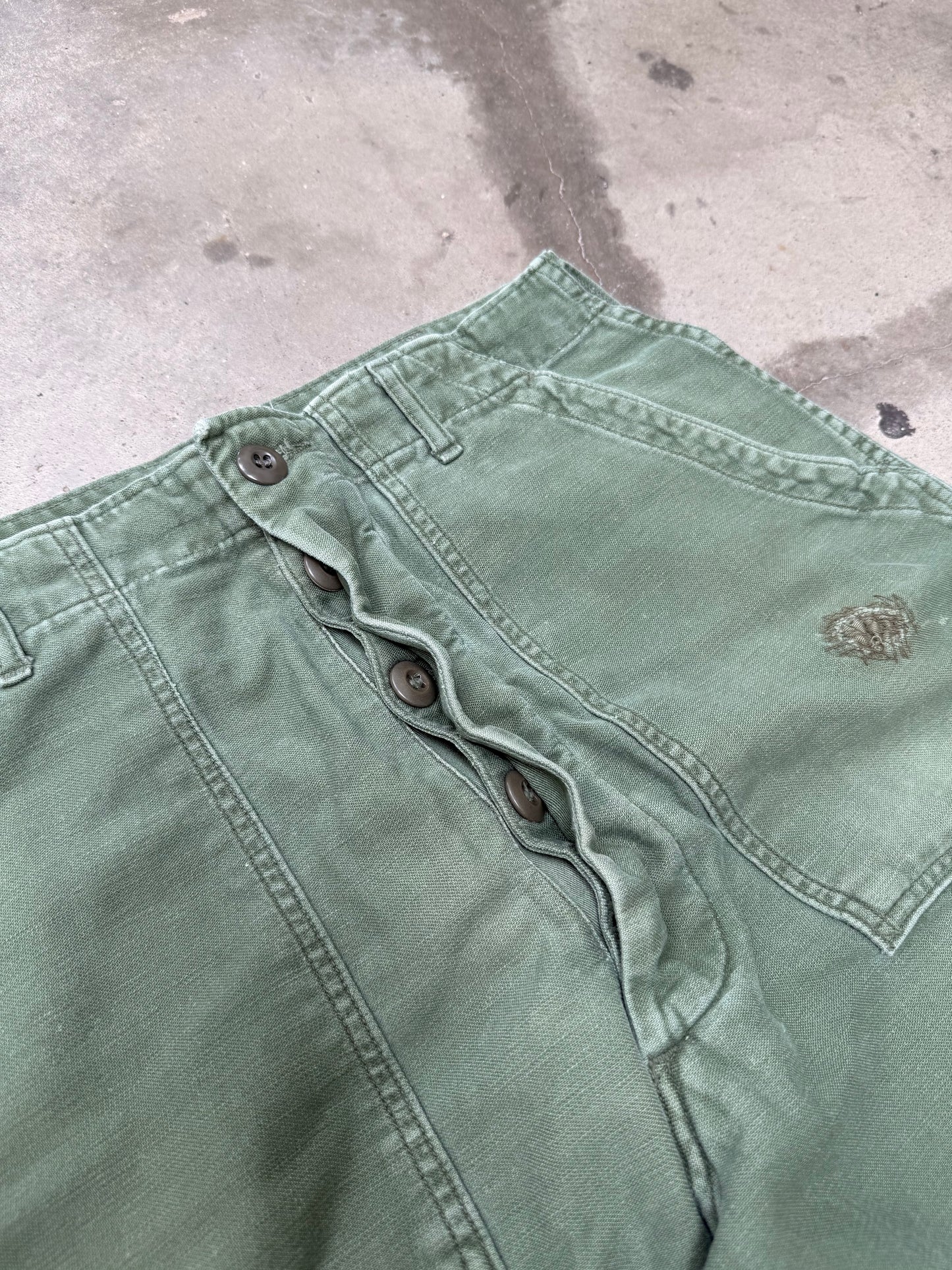 1970s OG107 Military Fatigue Pants - 30X31