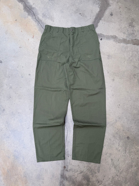 1970s OG507 Military Fatigue Pants - 36X34