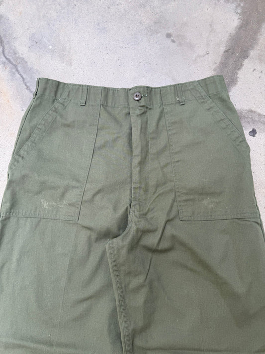 1970s OG507 Military Fatigue Pants - 36X34