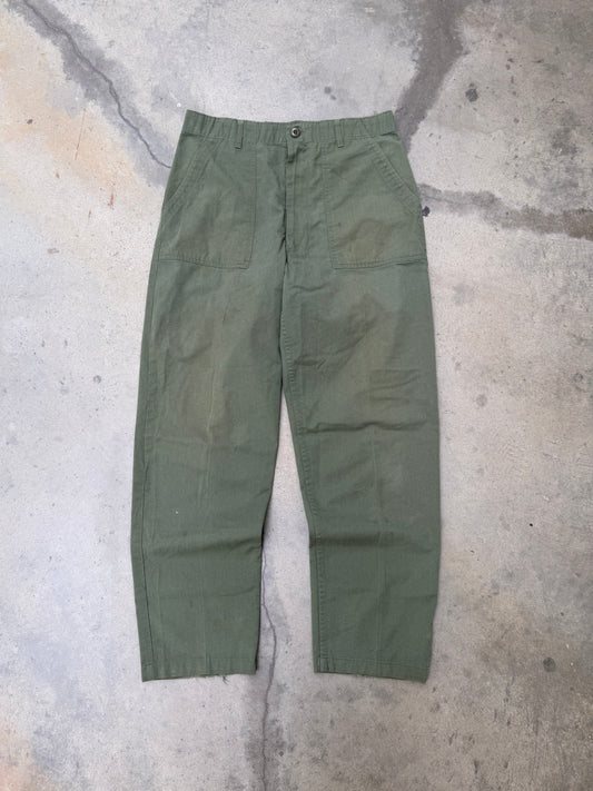 1970s OG507 Military Fatigue Pants - 32X30