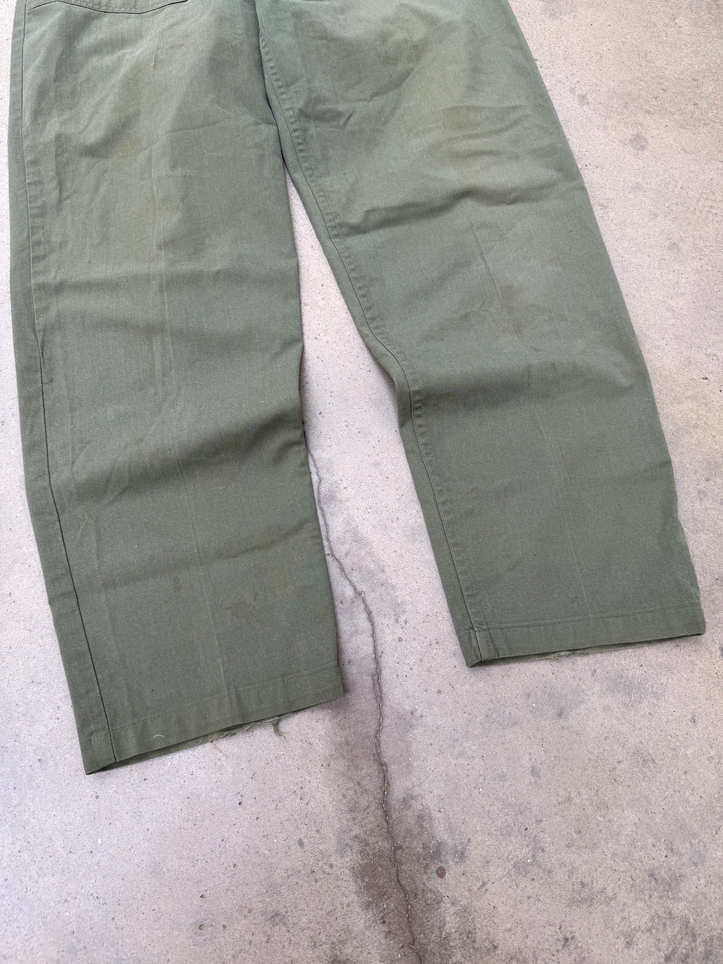 1970s OG507 Military Fatigue Pants - 32X30