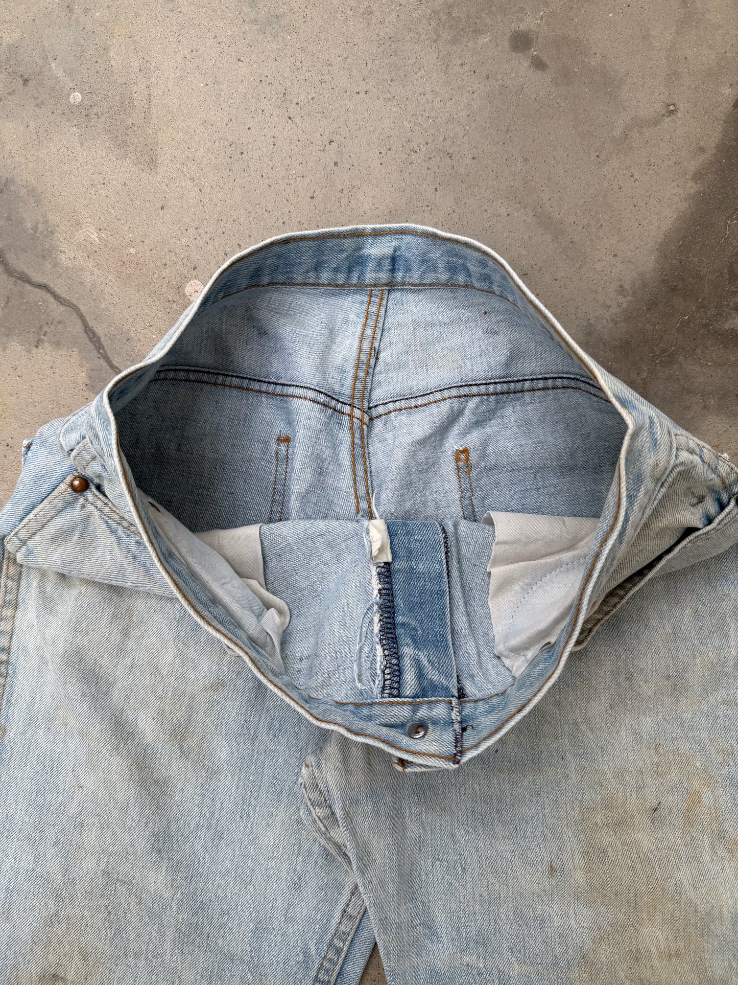 1970s Faded Bootcut Jeans - 34X30