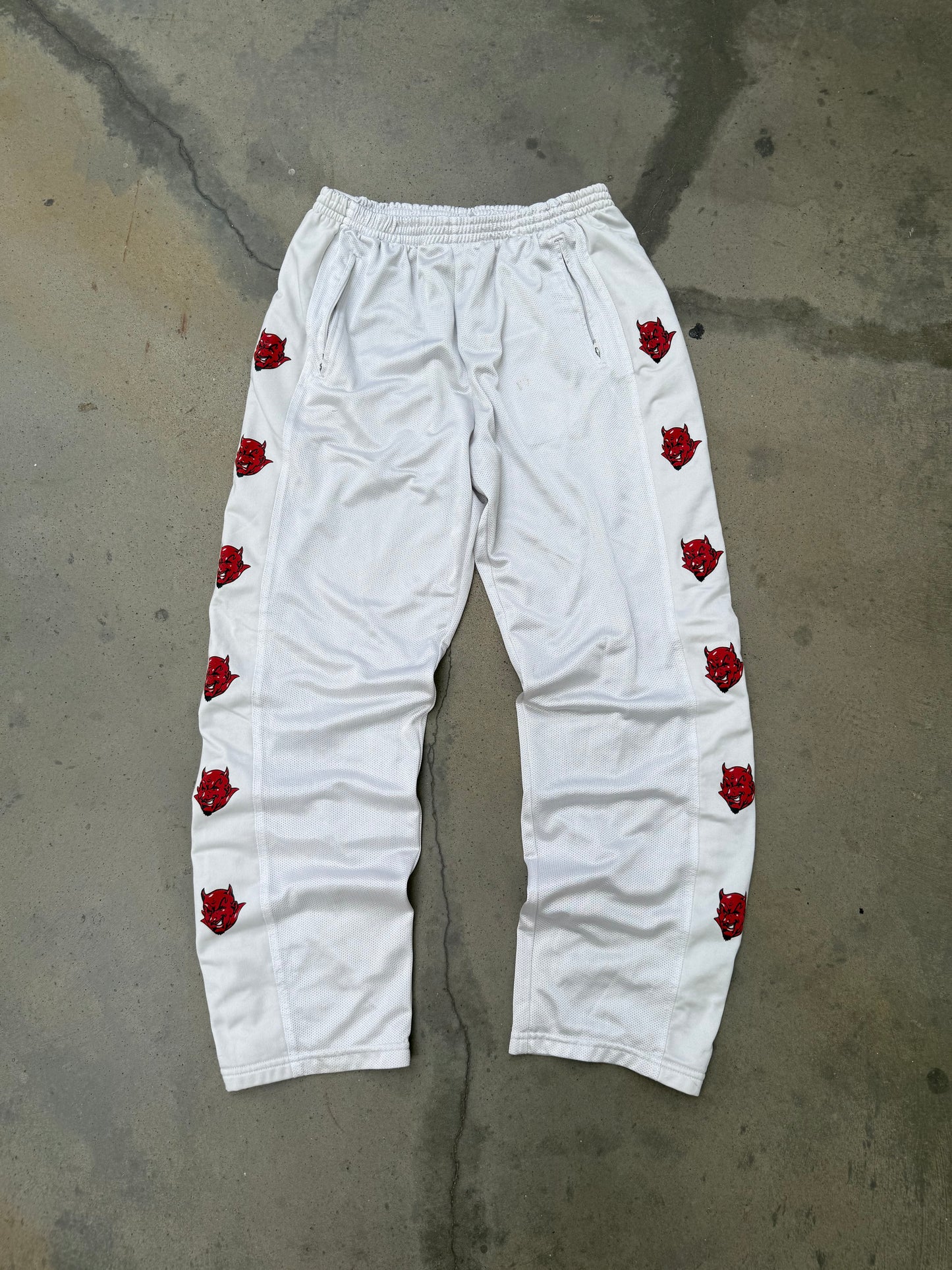1990s Third Rail Mesh Devil Tear Away Sweatpants - L