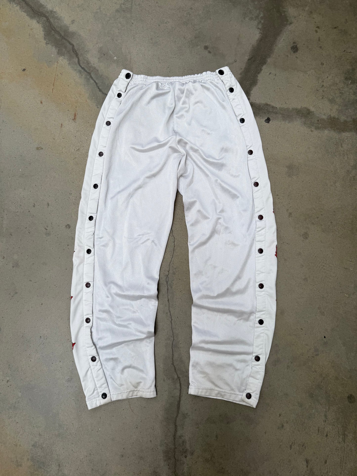 1990s Third Rail Mesh Devil Tear Away Sweatpants - L