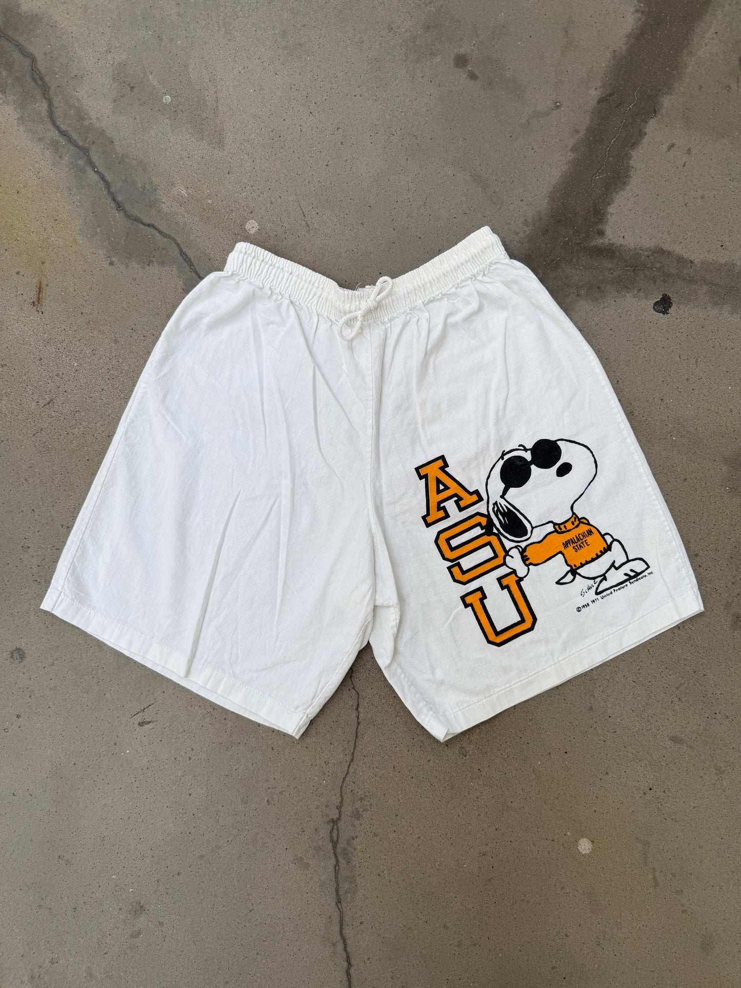 1980s Appalachian State University Snoopy Shorts - S