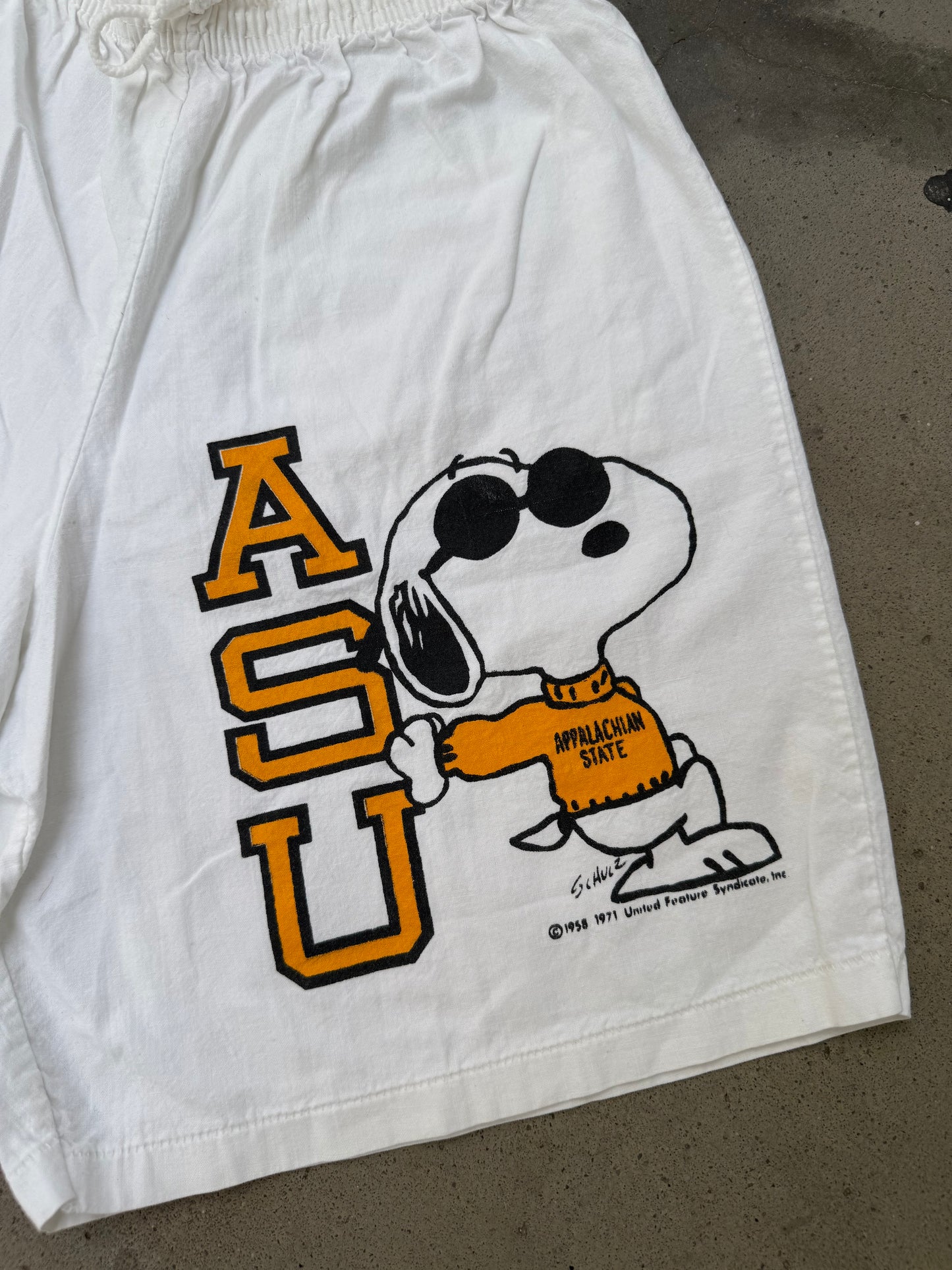 1980s Appalachian State University Snoopy Shorts - S