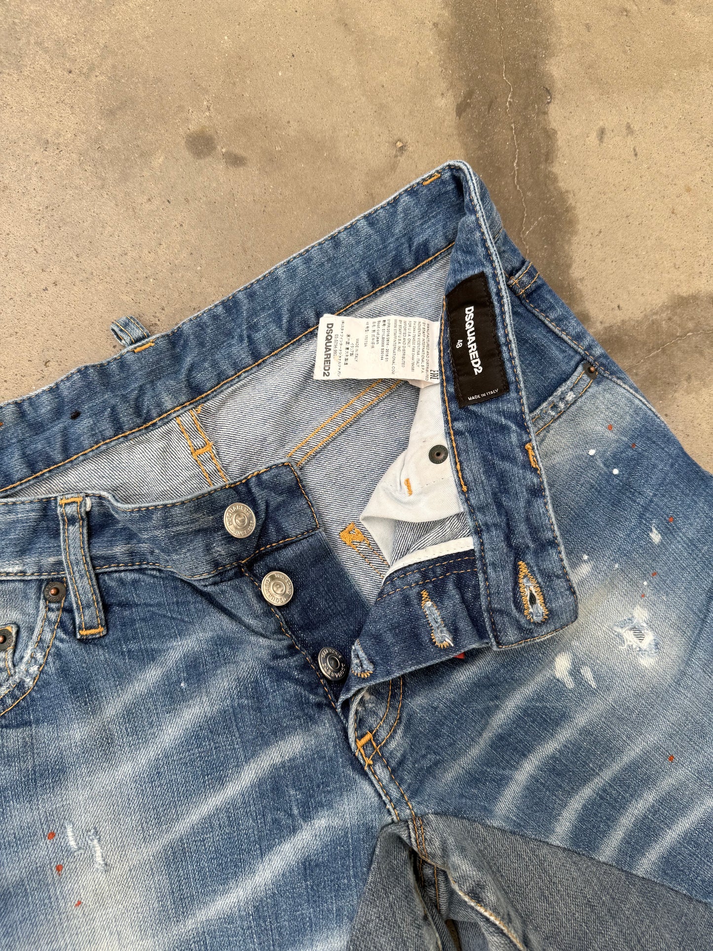 2000s DSQUARED2 Flared Low Rise Jeans - 32X29