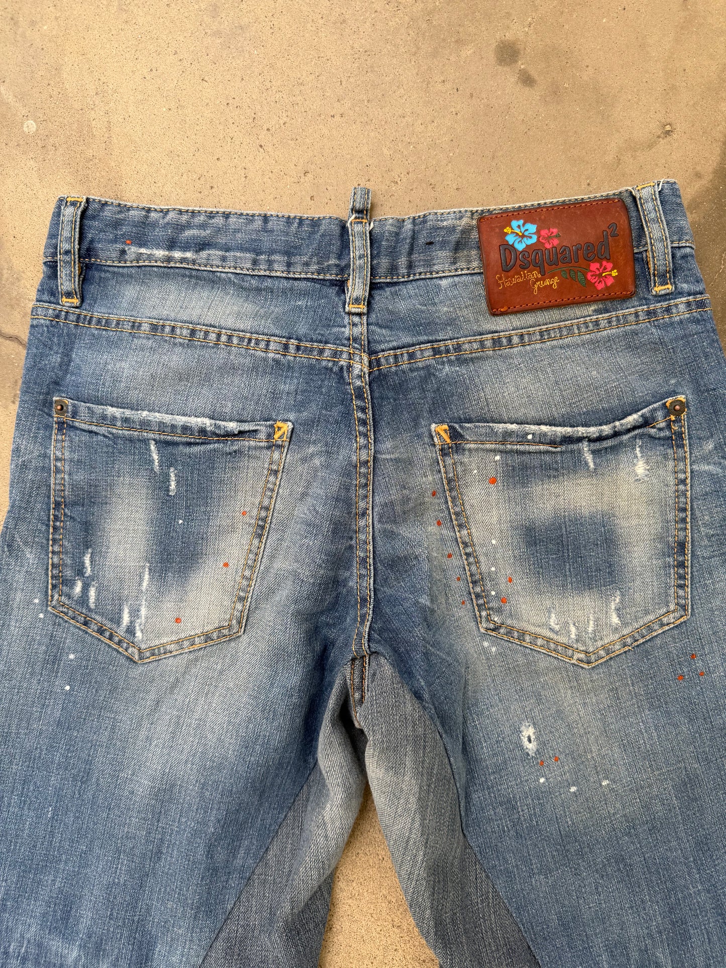 2000s DSQUARED2 Flared Low Rise Jeans - 32X29