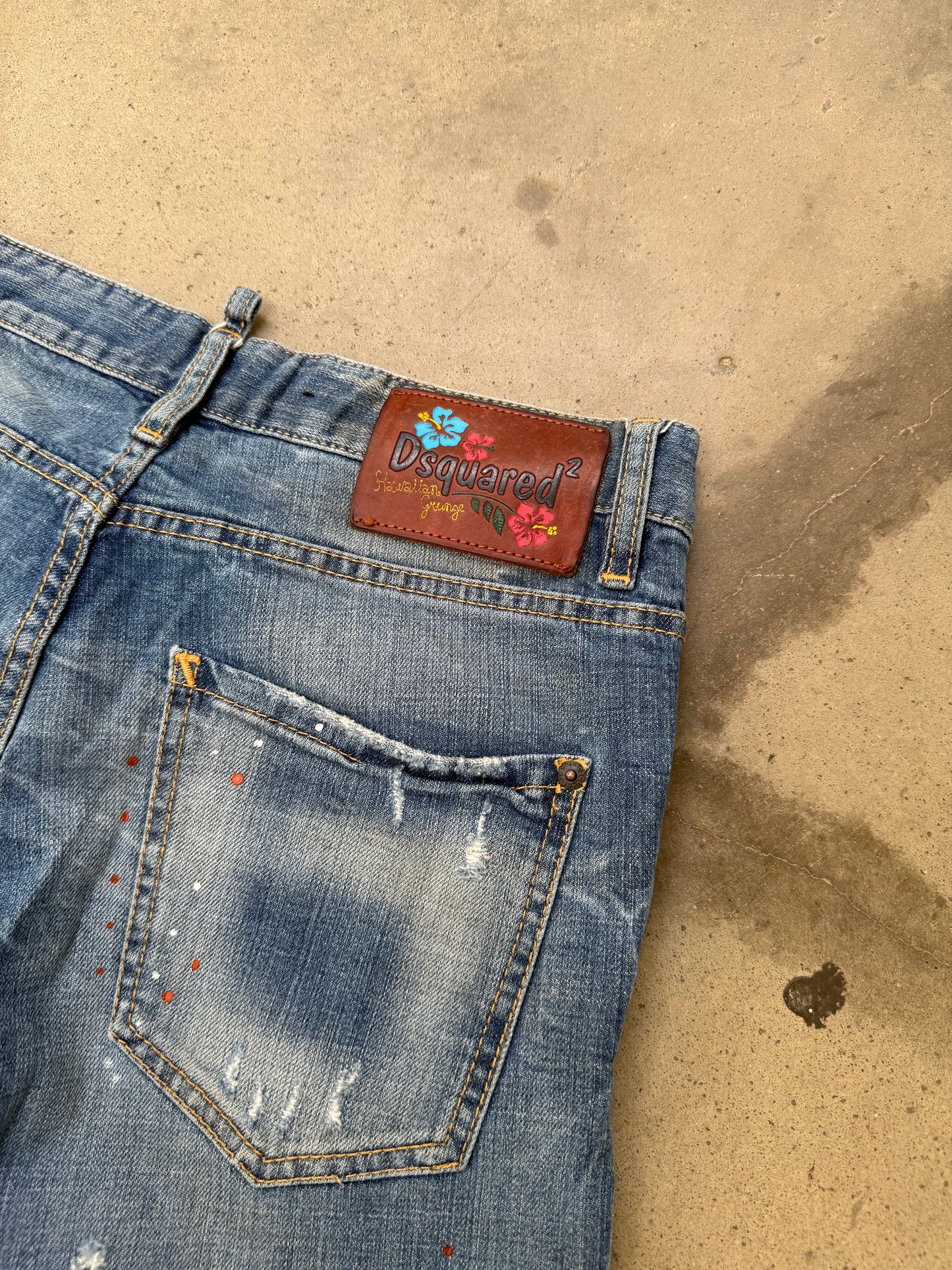2000s DSQUARED2 Flared Low Rise Jeans - 32X29