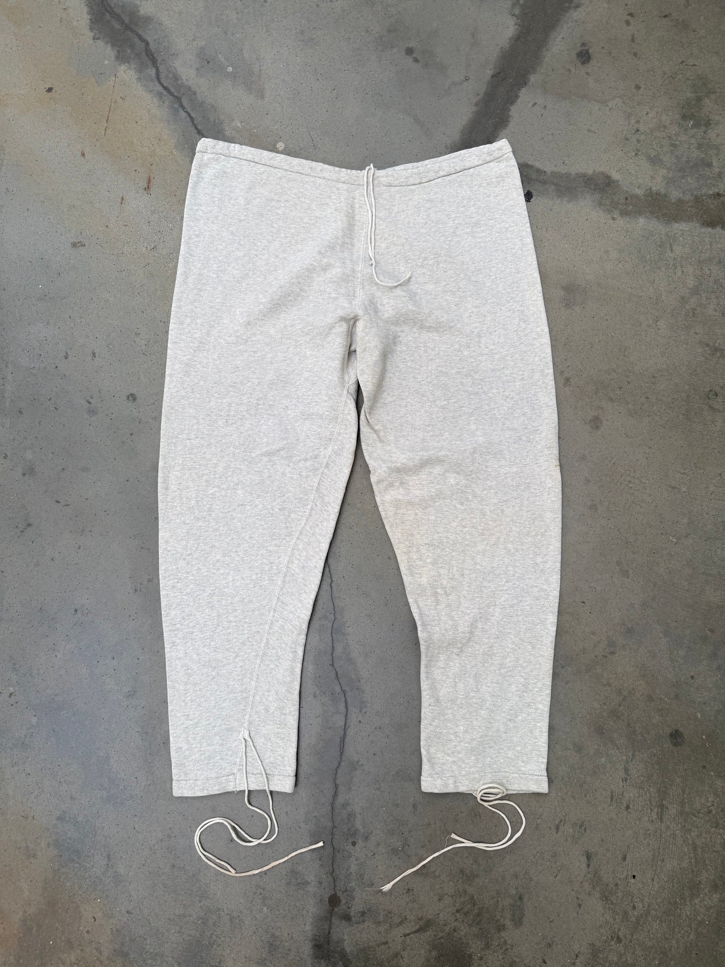 1960s Grey String Cinch Sweatpants - L
