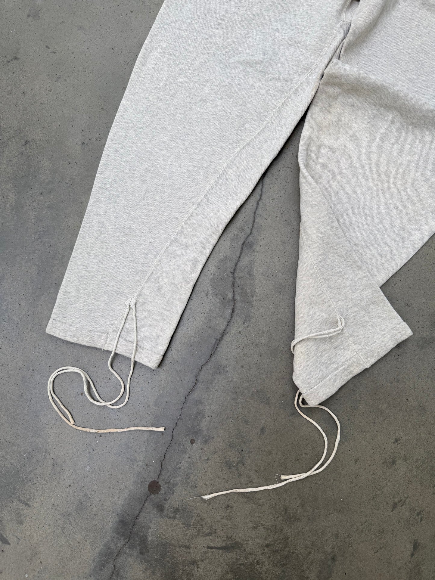 1960s Grey String Cinch Sweatpants - L