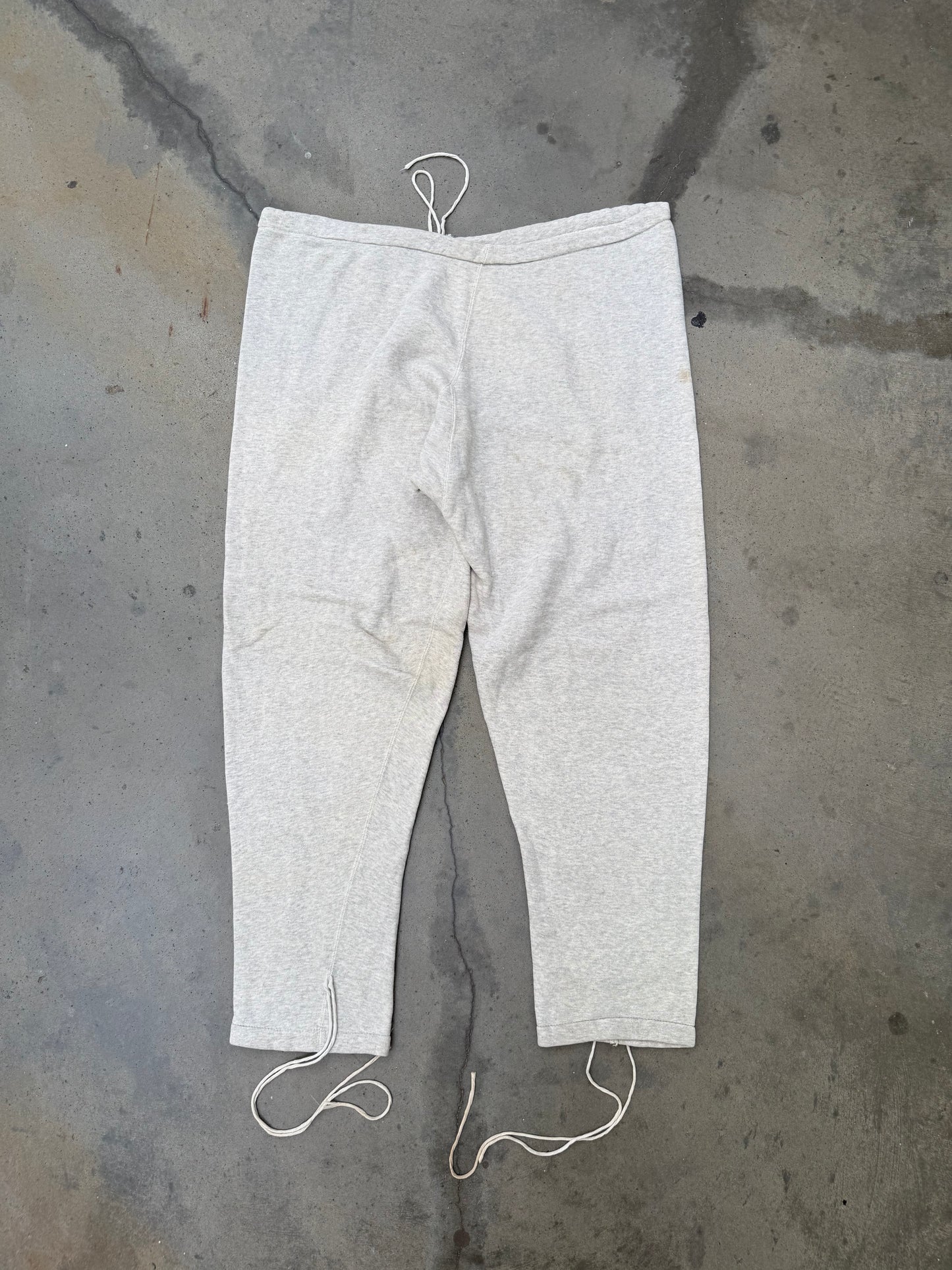 1960s Grey String Cinch Sweatpants - L