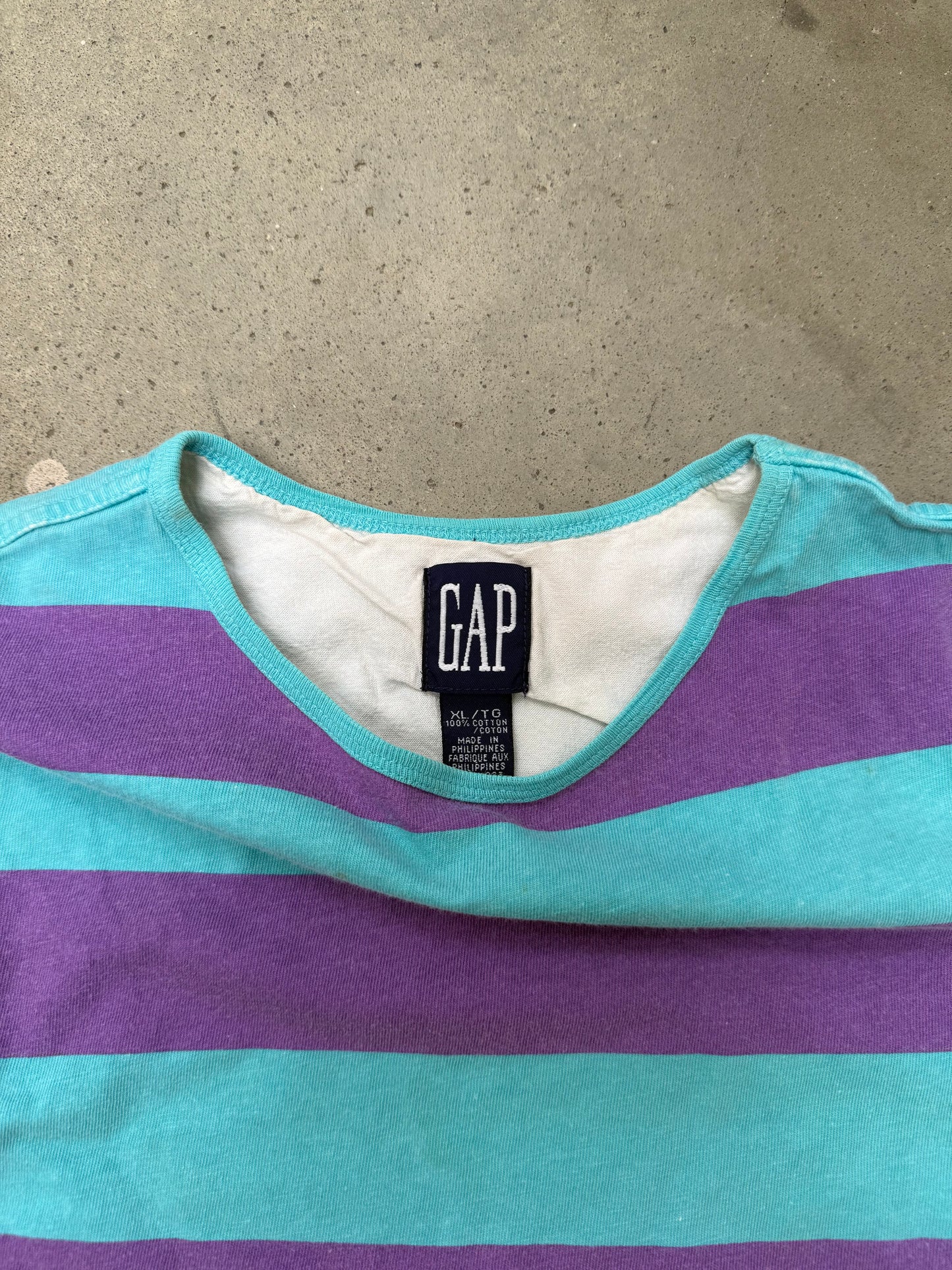 1990s Gap Striped Tee - S