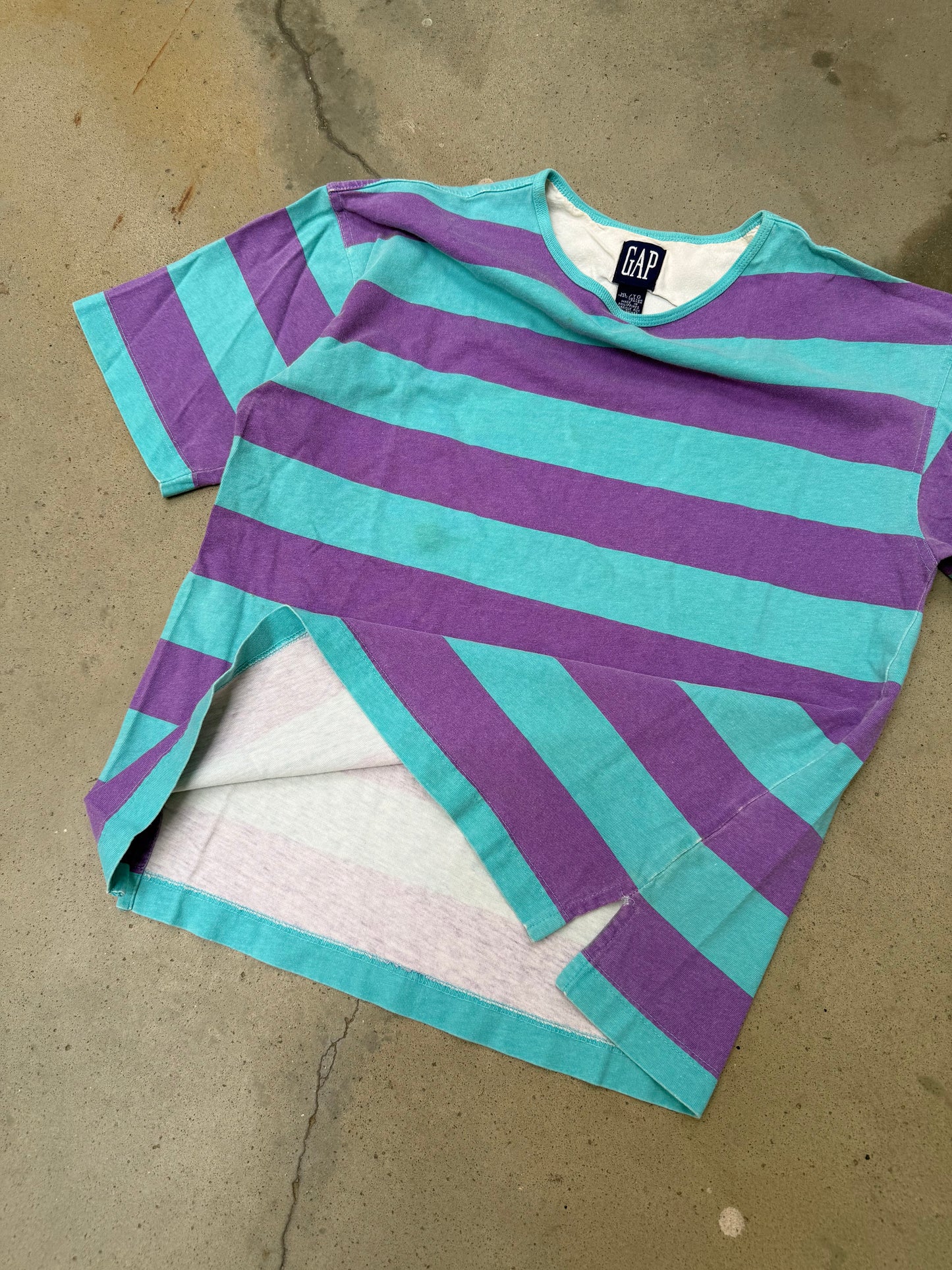 1990s Gap Striped Tee - S