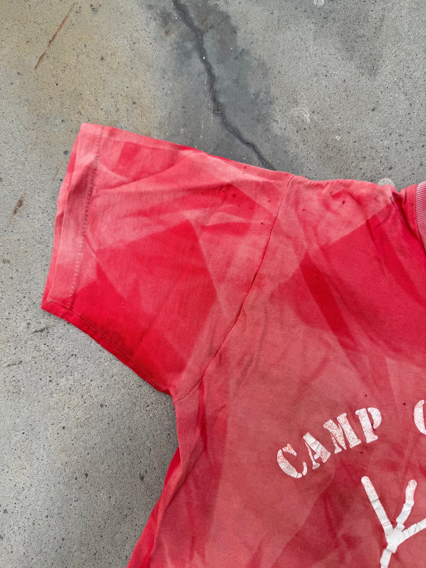1970s Camp Occoneechee Sun Faded Tee - S