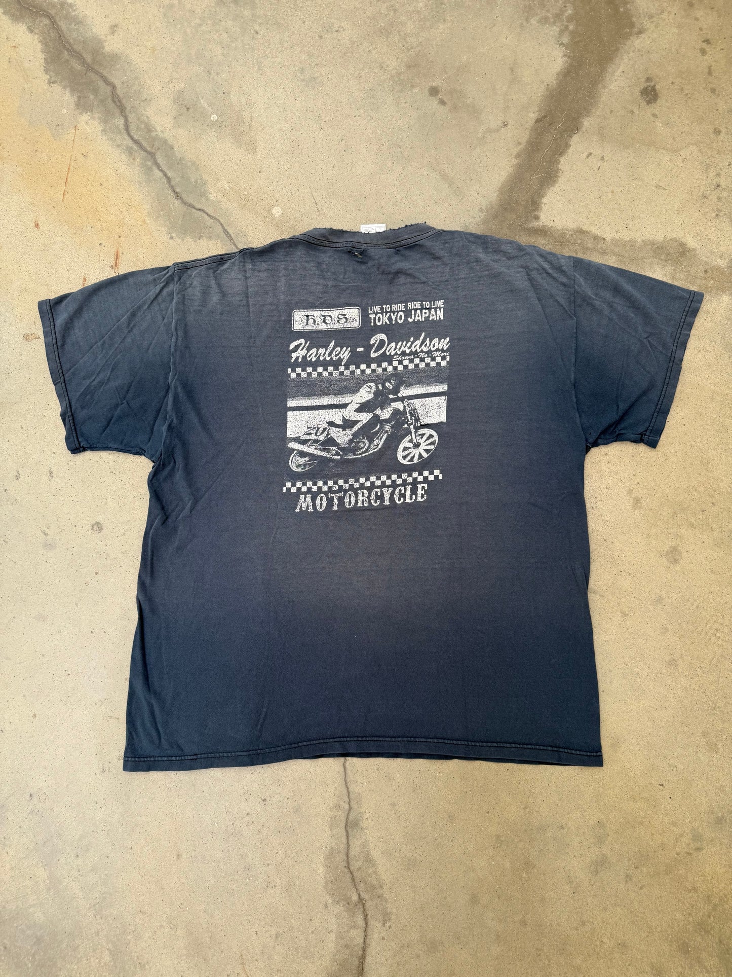 2000s Tokyo Japan Harley Davidson Tee - L
