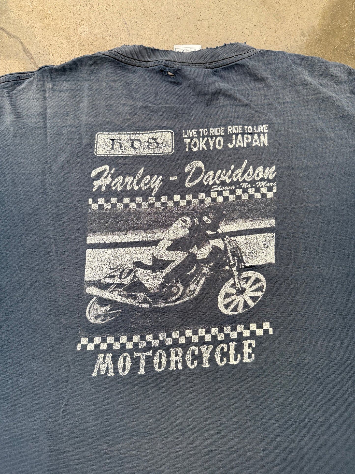 2000s Tokyo Japan Harley Davidson Tee - L