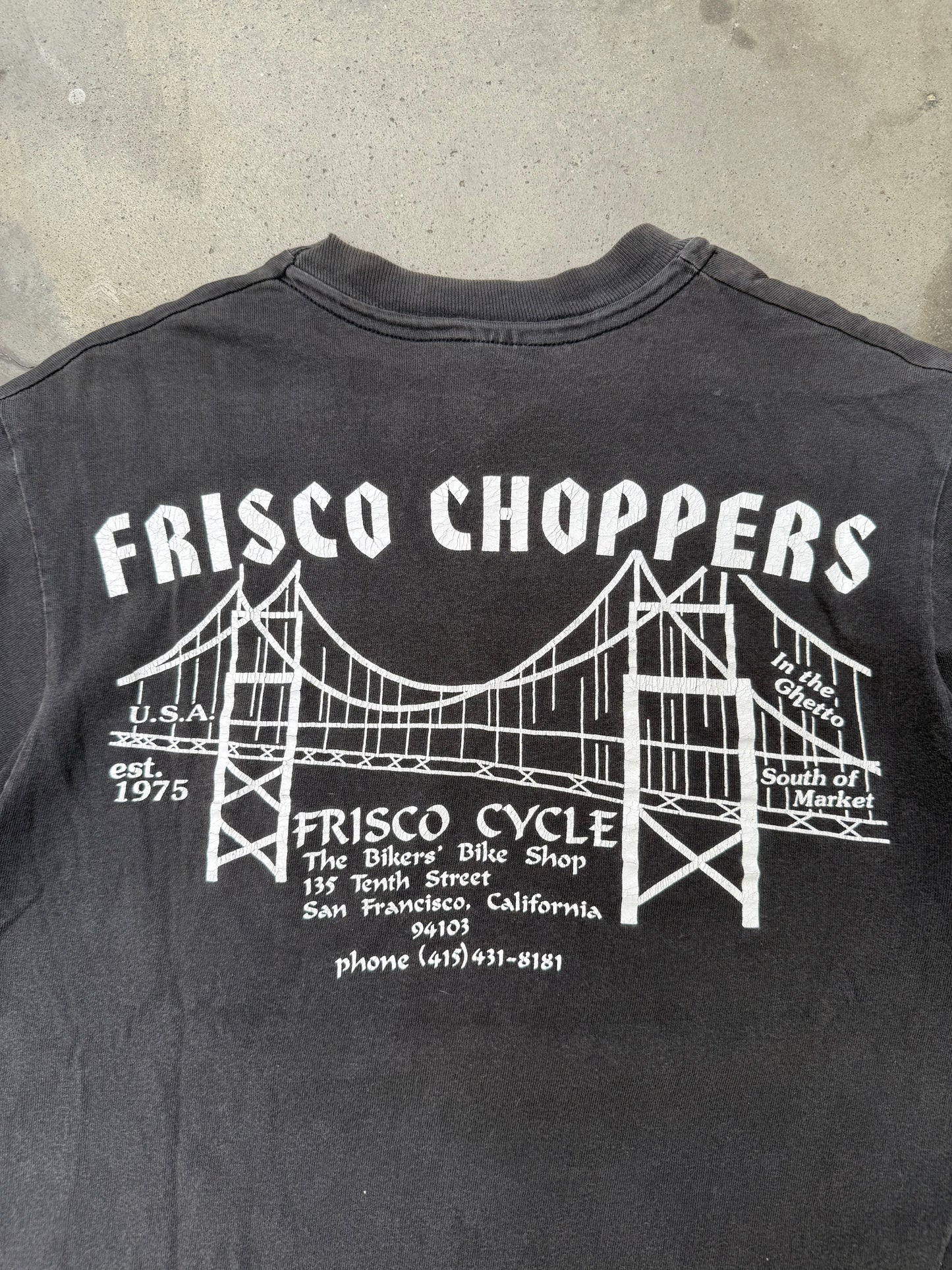 1990s Frisco Choppers Don't Be A Dickhead Tee - S