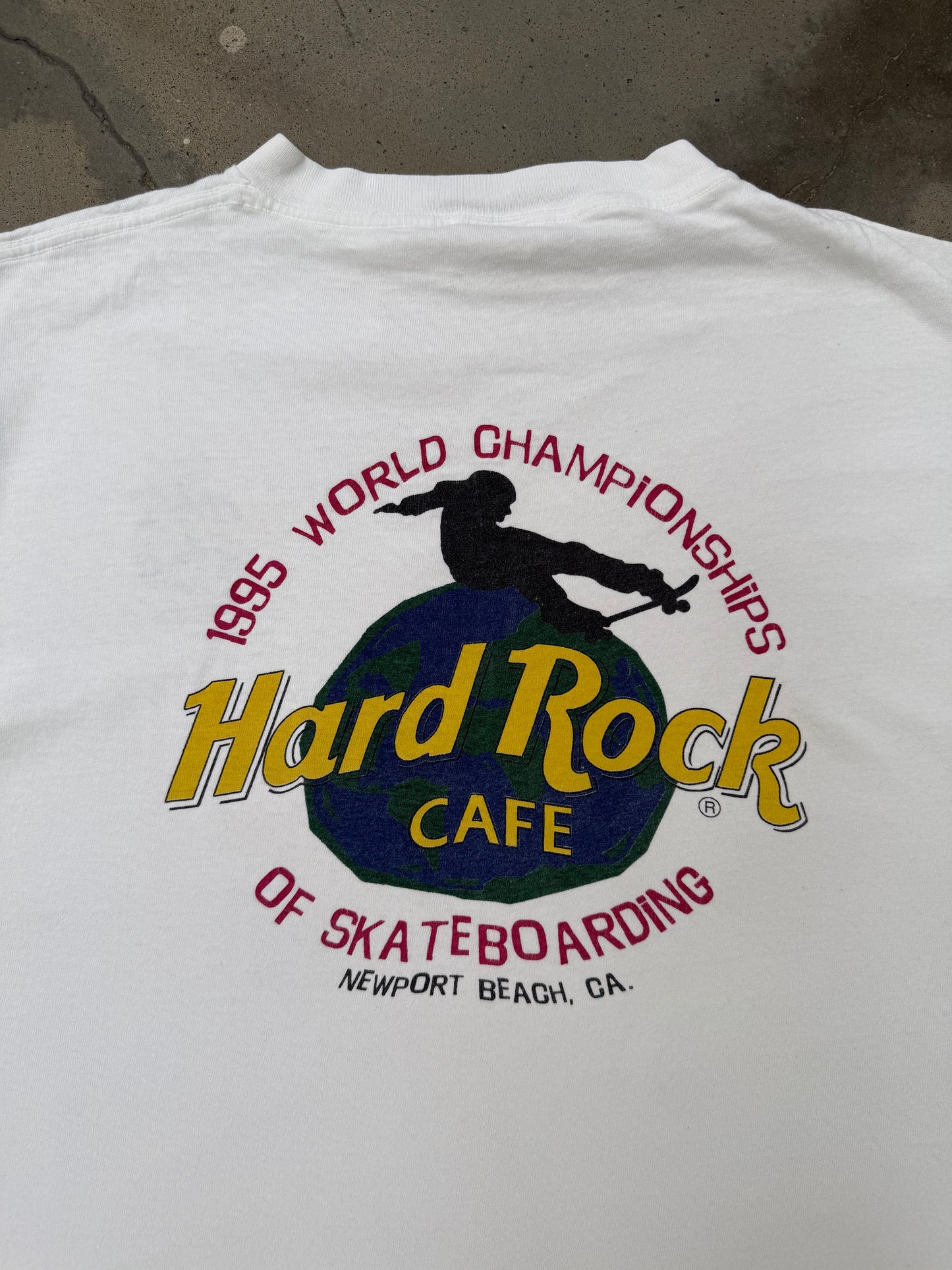 1990s Hard Rock World Championship Of Skateboarding Tee - XL